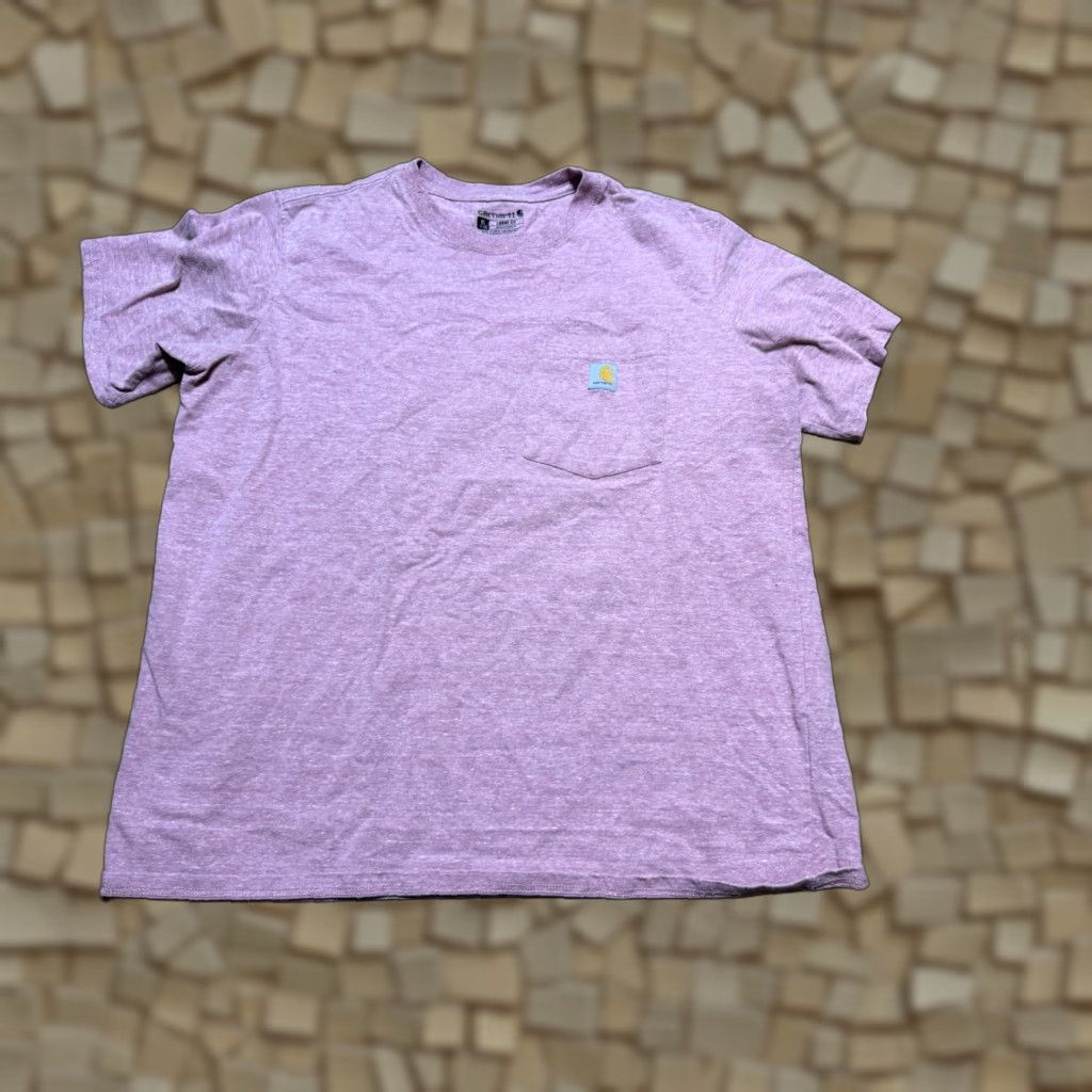 Carhartt VINTAGE Carhartt Shirts Men XL Pink Short Sleeve Crew Neck Loose Fit Casual Size US XL / EU 56 / 4 - 1 Thumbnail
