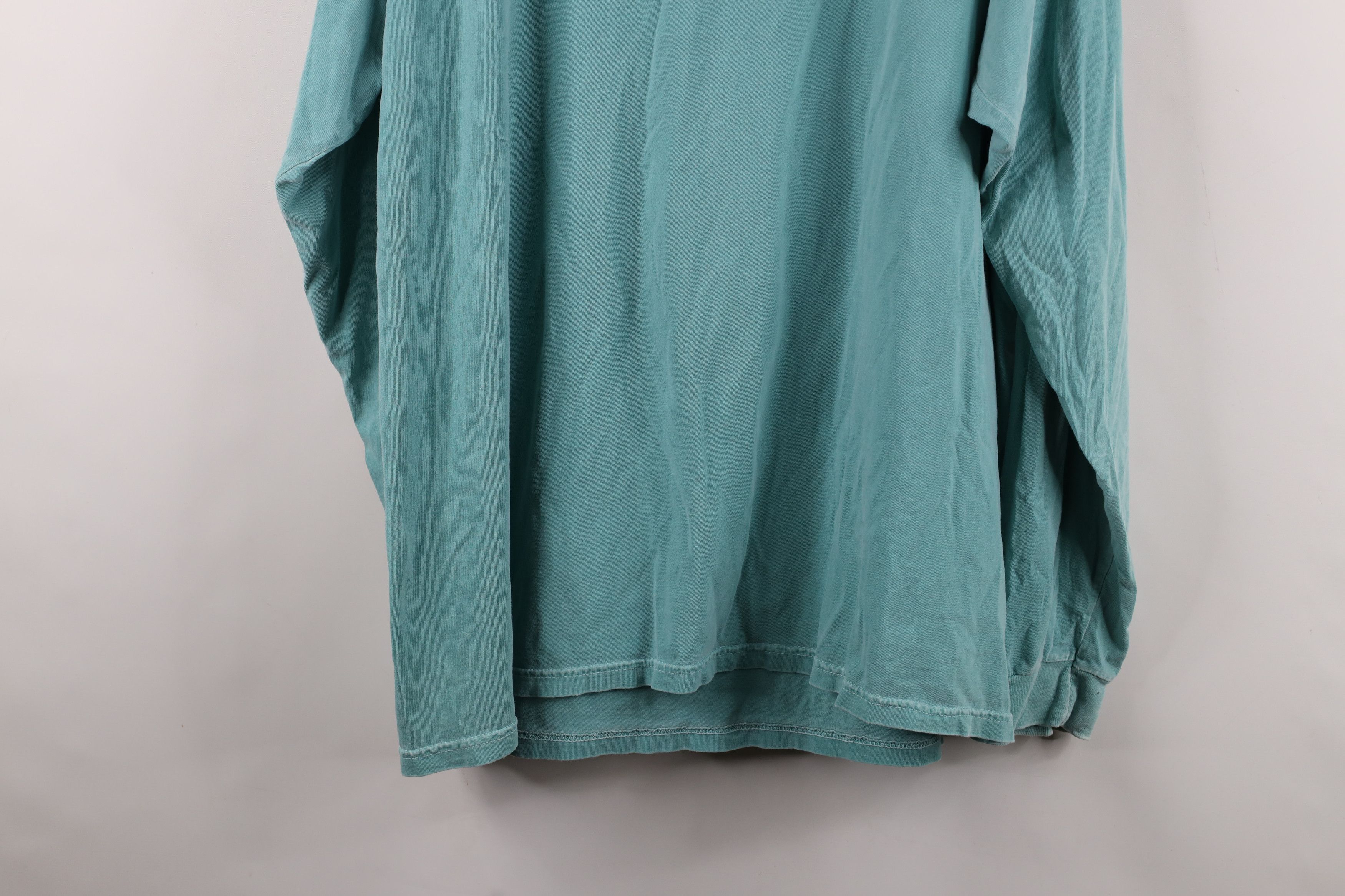 Vintage Vintage 90s Y2K Streetwear Dye Stonewash Long Sleeve T-Shirt Size US XL / EU 56 / 4 - 14 Thumbnail