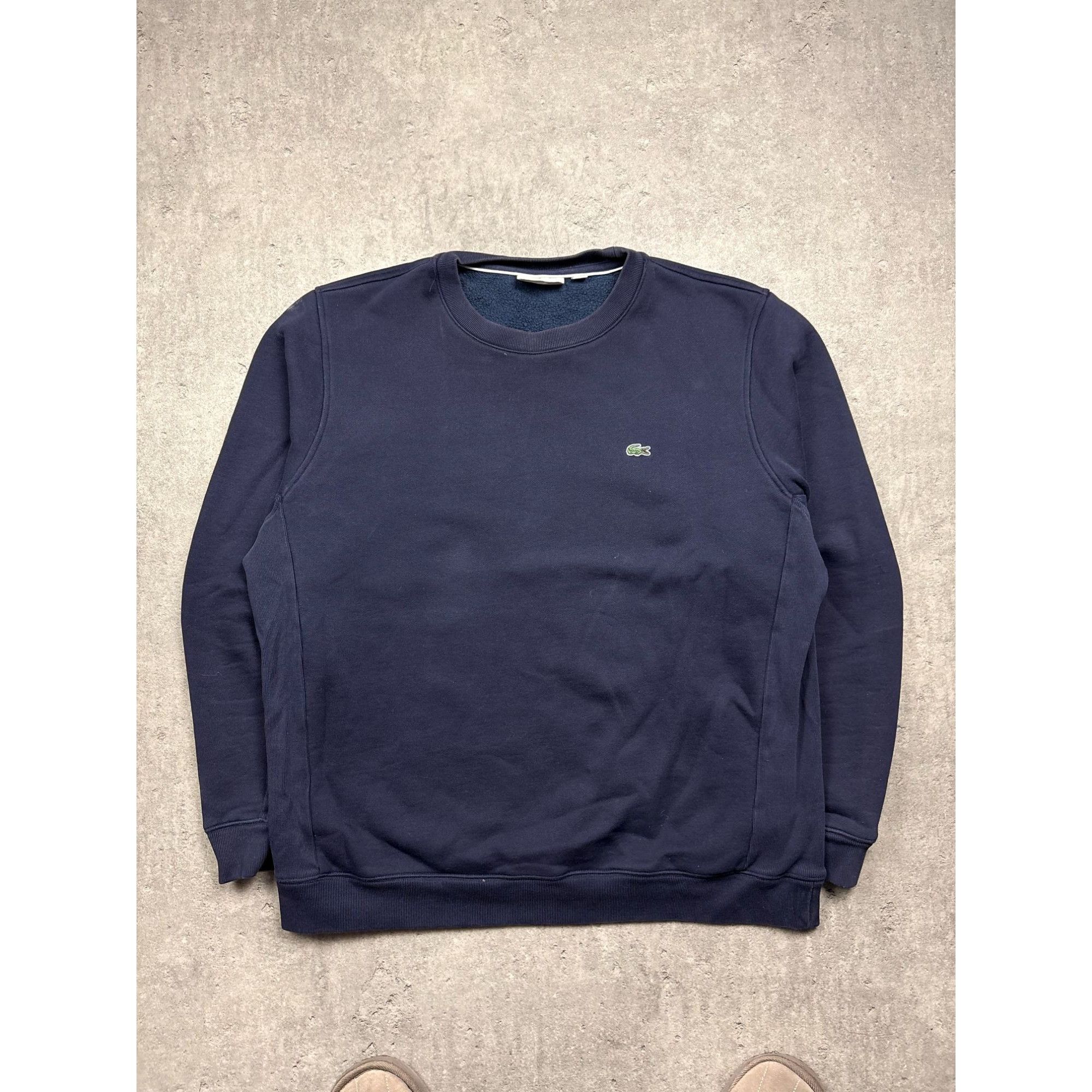 Lacoste Lacoste Navy Blue Crewneck Sweatshirt Mens Casual Pullover L Size US XXL / EU 58 / 5 - 1 Thumbnail