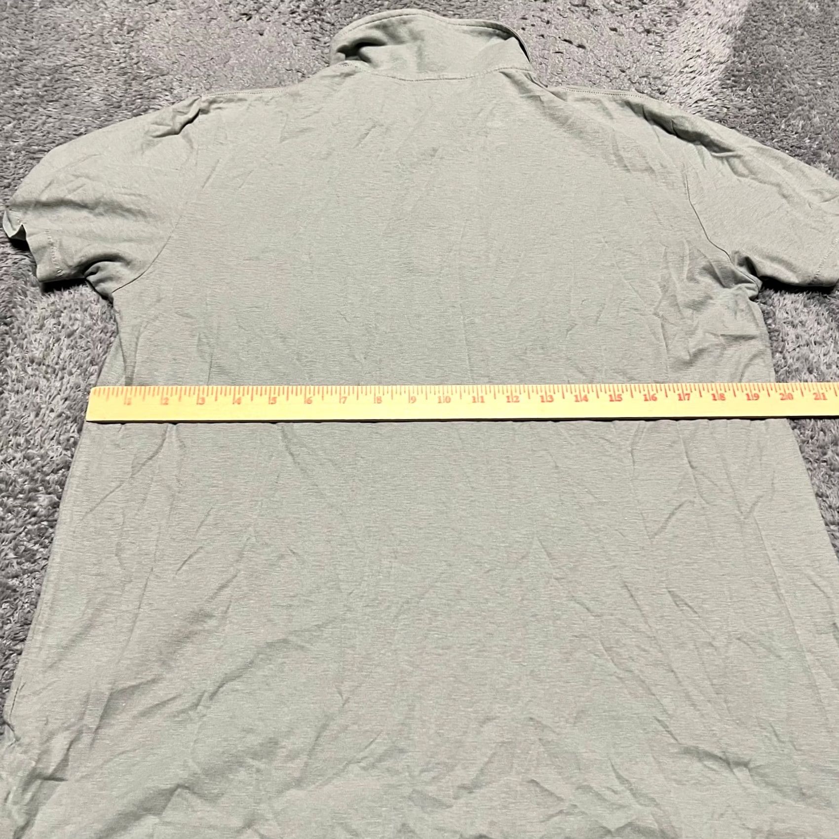 Taylor Stitch Taylor Stitch Polo Shirt Mens M Golf Green Gray Short Sleeve 40 US Regular Mens Size US M / EU 48-50 / 2 - 4 Thumbnail