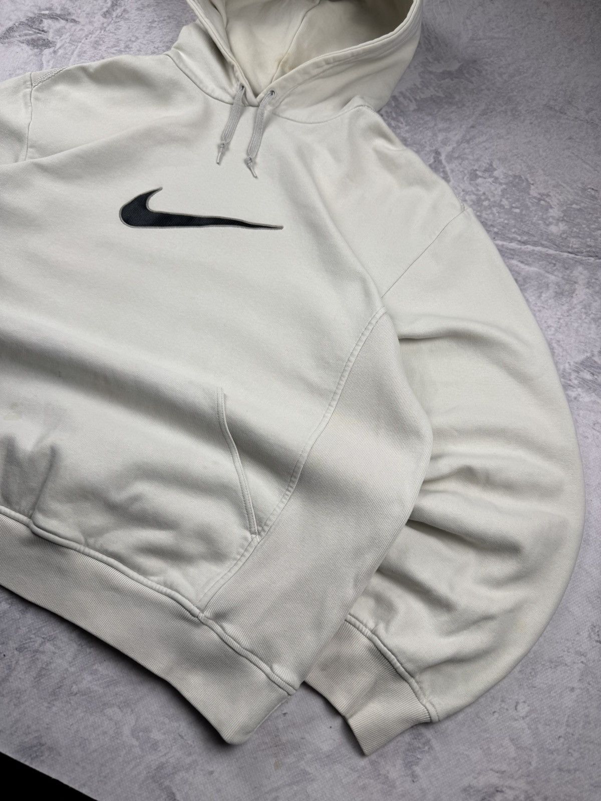 Nike × Vintage NIKE VINTAGE CENTER LOGO OVERSIZE BOXY HOODIE Size US XL / EU 56 / 4 - 4 Thumbnail