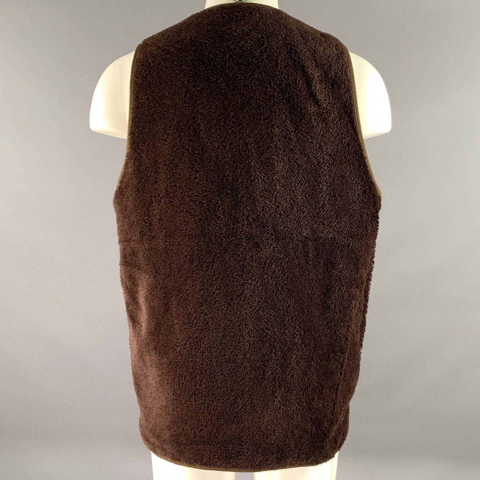 Visvim VISVIM Size M Olive Nylon Cotton Blend Reversible Vest Size US L / EU 52-54 / 3 - 7 Thumbnail
