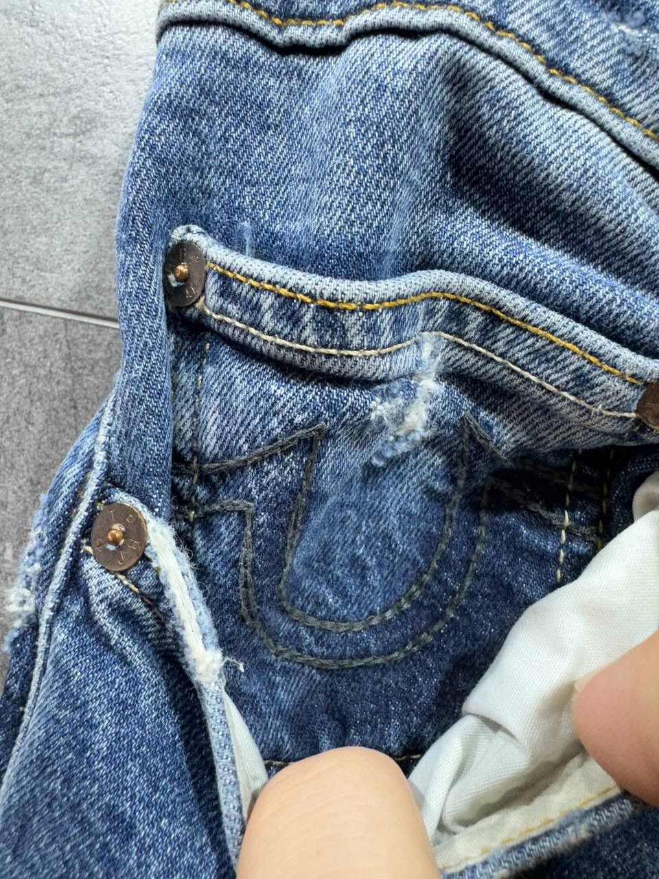 True Religion True Religion Rocco Jeans Blue Size US 29 - 6 Thumbnail