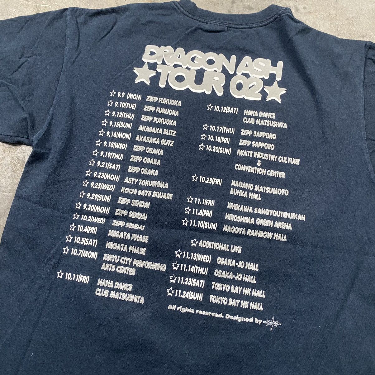 Band Tees × Japanese Brand × Rap Tees y2k 2002 Dragon Ash Rap Rock Group Tour Tee Size US L / EU 52-54 / 3 - 7 Thumbnail