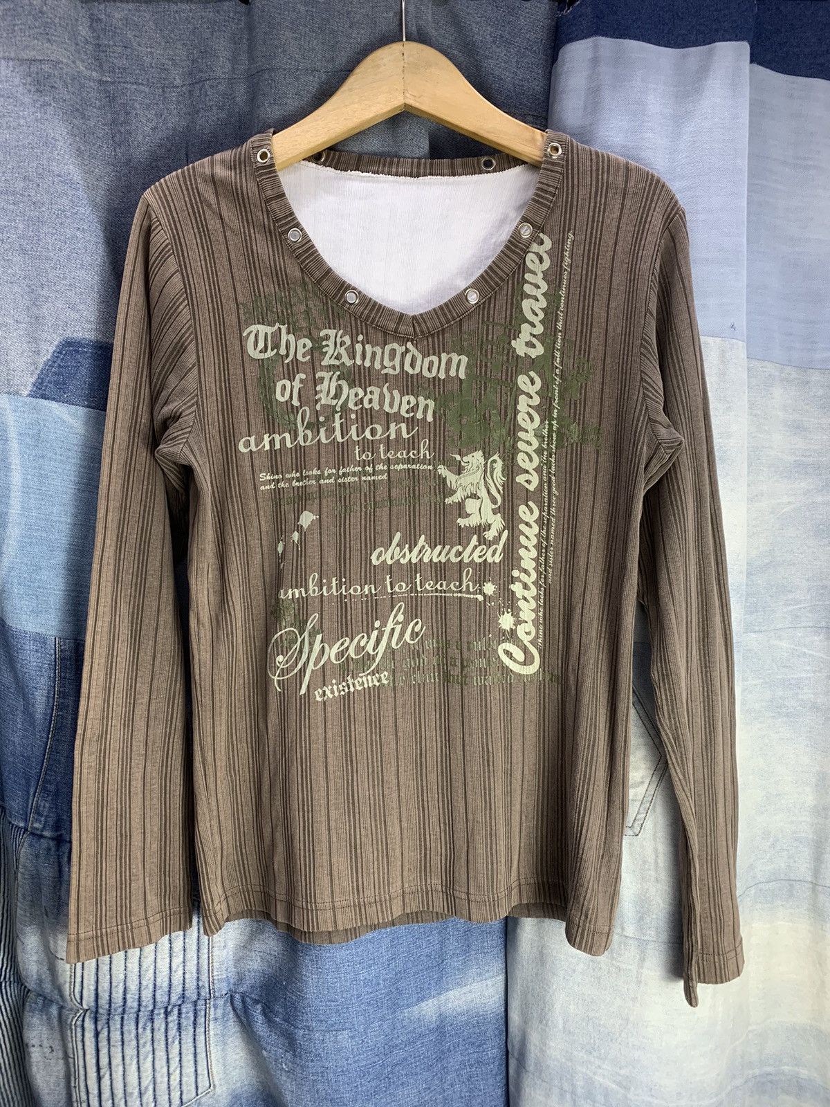 Hysteric Glamour × If Six Was Nine × Japanese Brand The Kingdom of heaven poem style Size US M / EU 48-50 / 2 - 1 Thumbnail