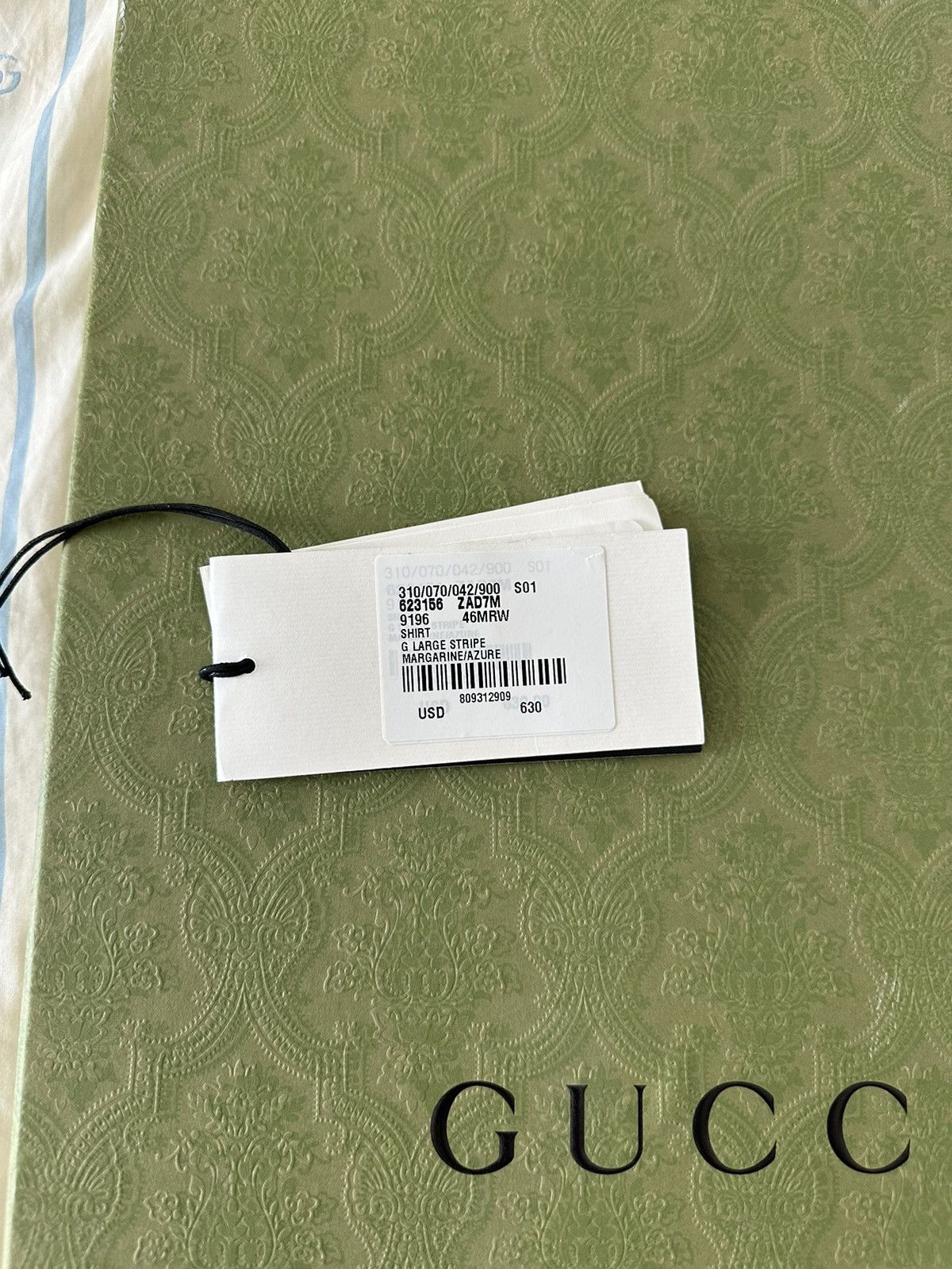 Gucci Gucci Bowling G stripe shirt Size US L / EU 52-54 / 3 - 8 Thumbnail