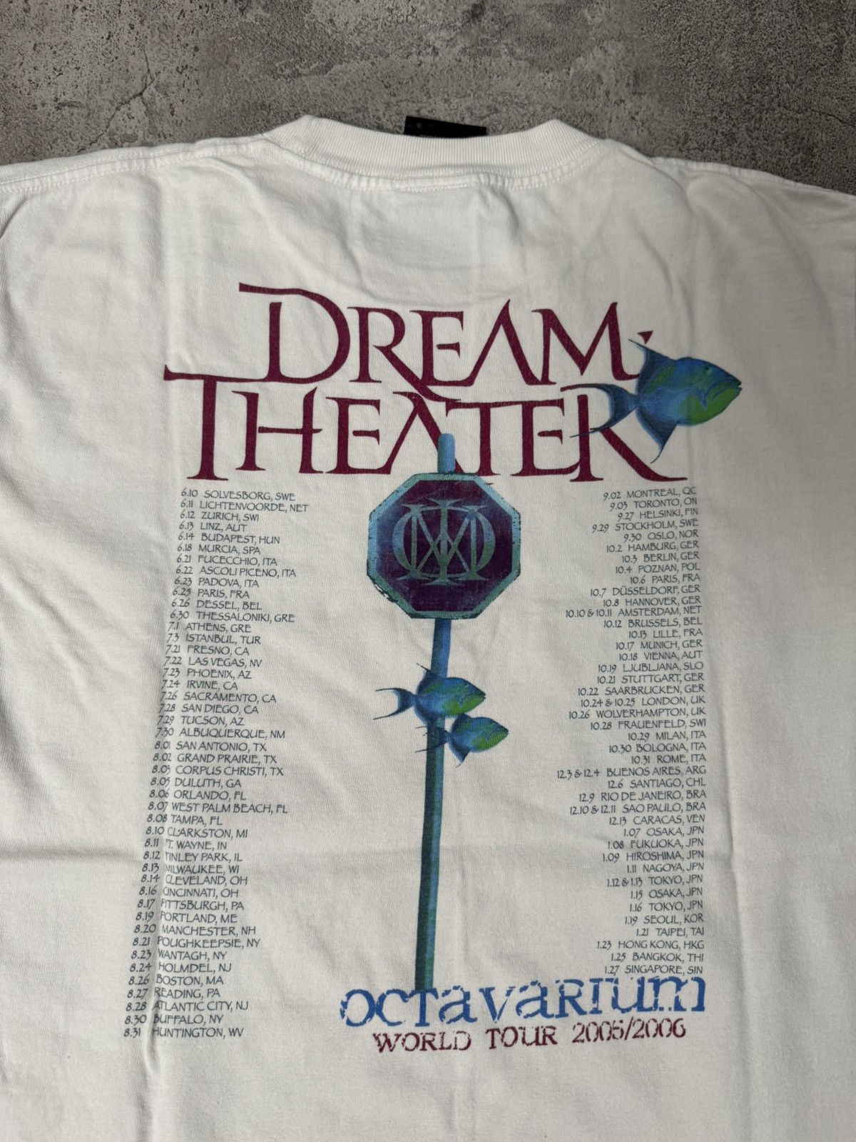 Band Tees VINTAGE DREAM THEATER OCTAVARIUM WORLD TOUR 2005/2006 TEES Size US M / EU 48-50 / 2 - 5 Thumbnail