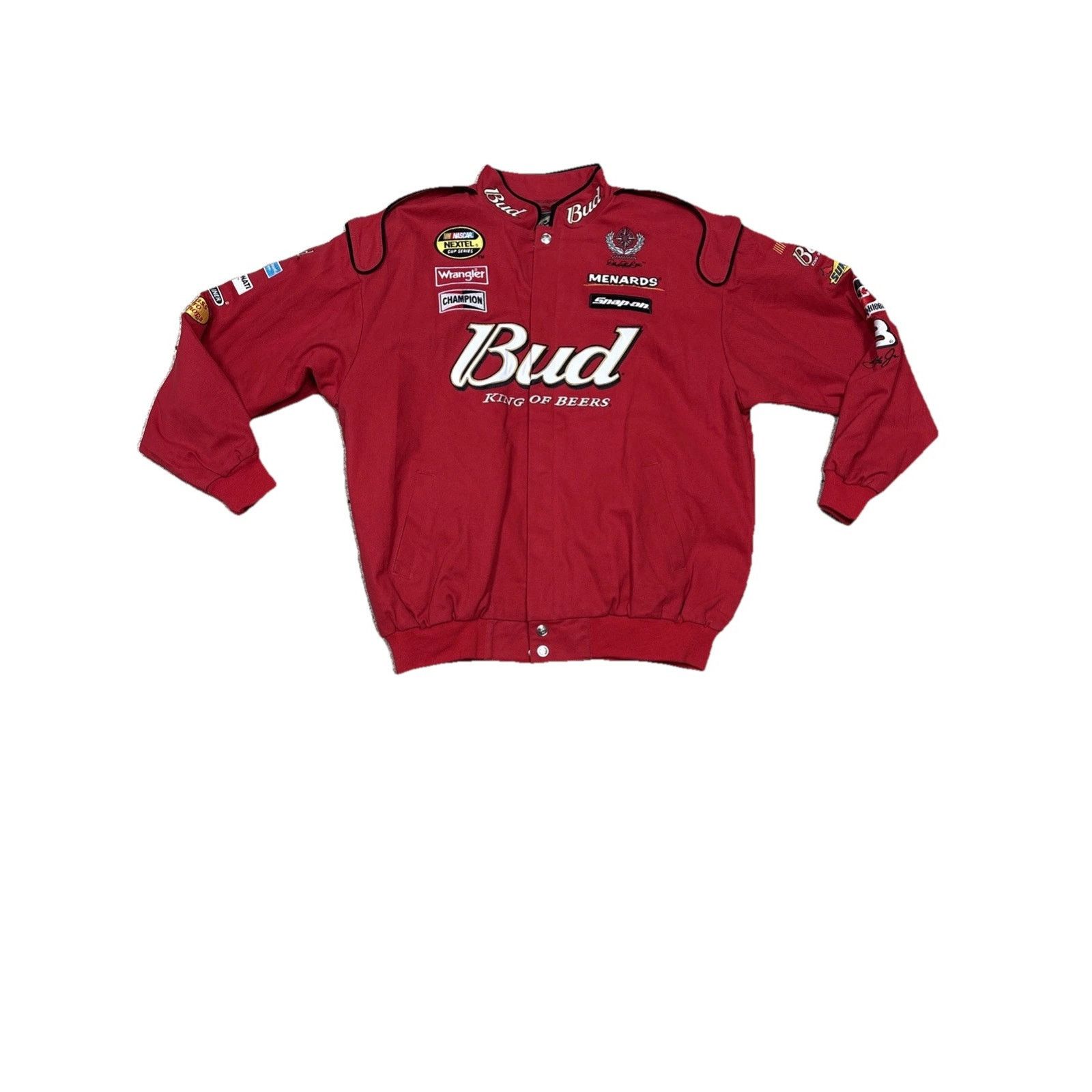 Veste Bombardier Chase Authentics Nascar Budweiser Dale Earnhardt Jr - Homme XL