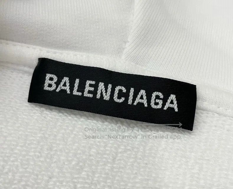 Balenciaga Balenciaga White Hoodie, Size M Size US M / EU 48-50 / 2 - 6 Thumbnail