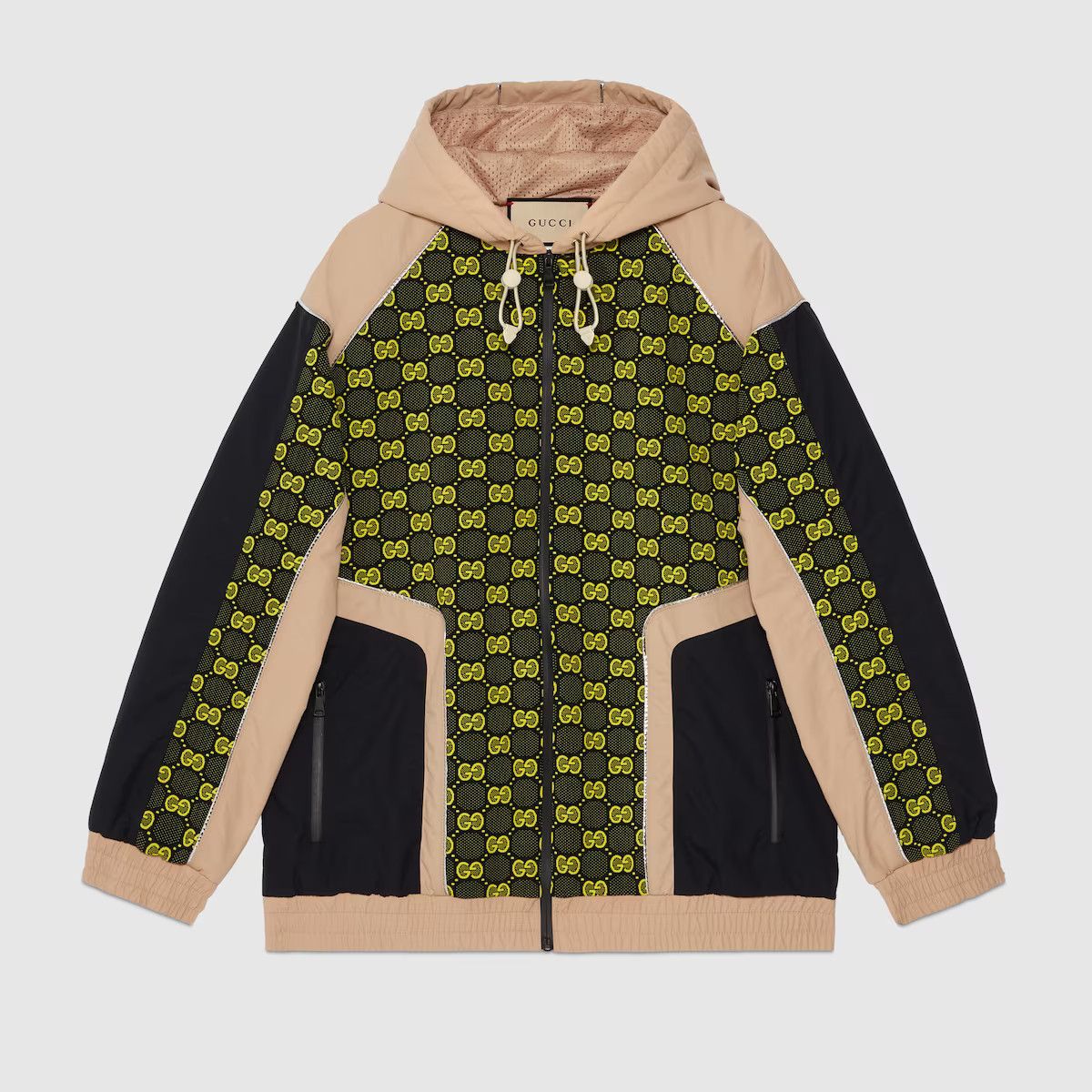 GUCCI★Supreme GGファブリックジャケット Gucci Cotton Canvas GG Supreme Jacket Dark Grey Men's - SS23