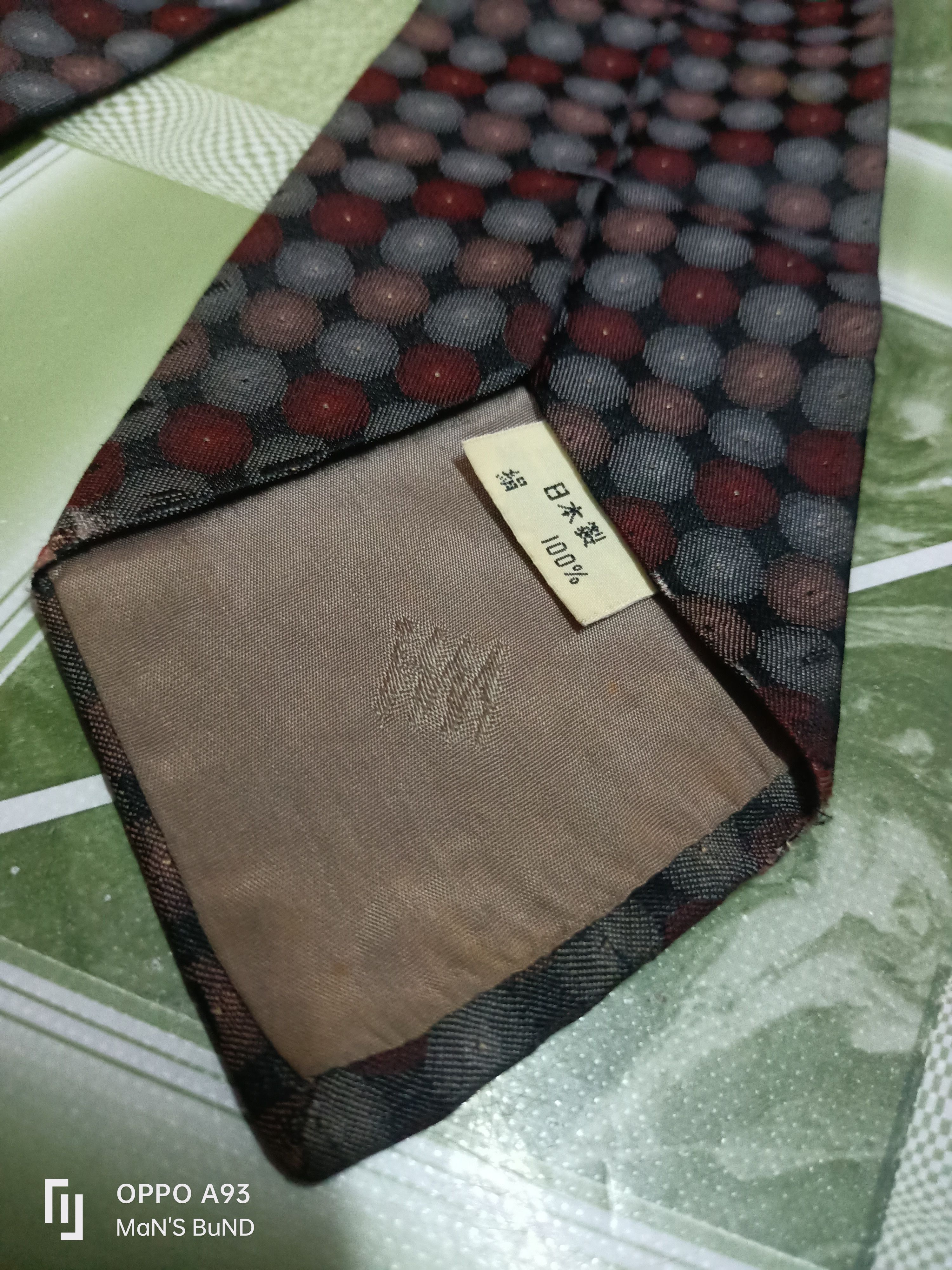 Issey Miyake Vintage Issey Miyake Dots Tie Size ONE SIZE - 4 Thumbnail