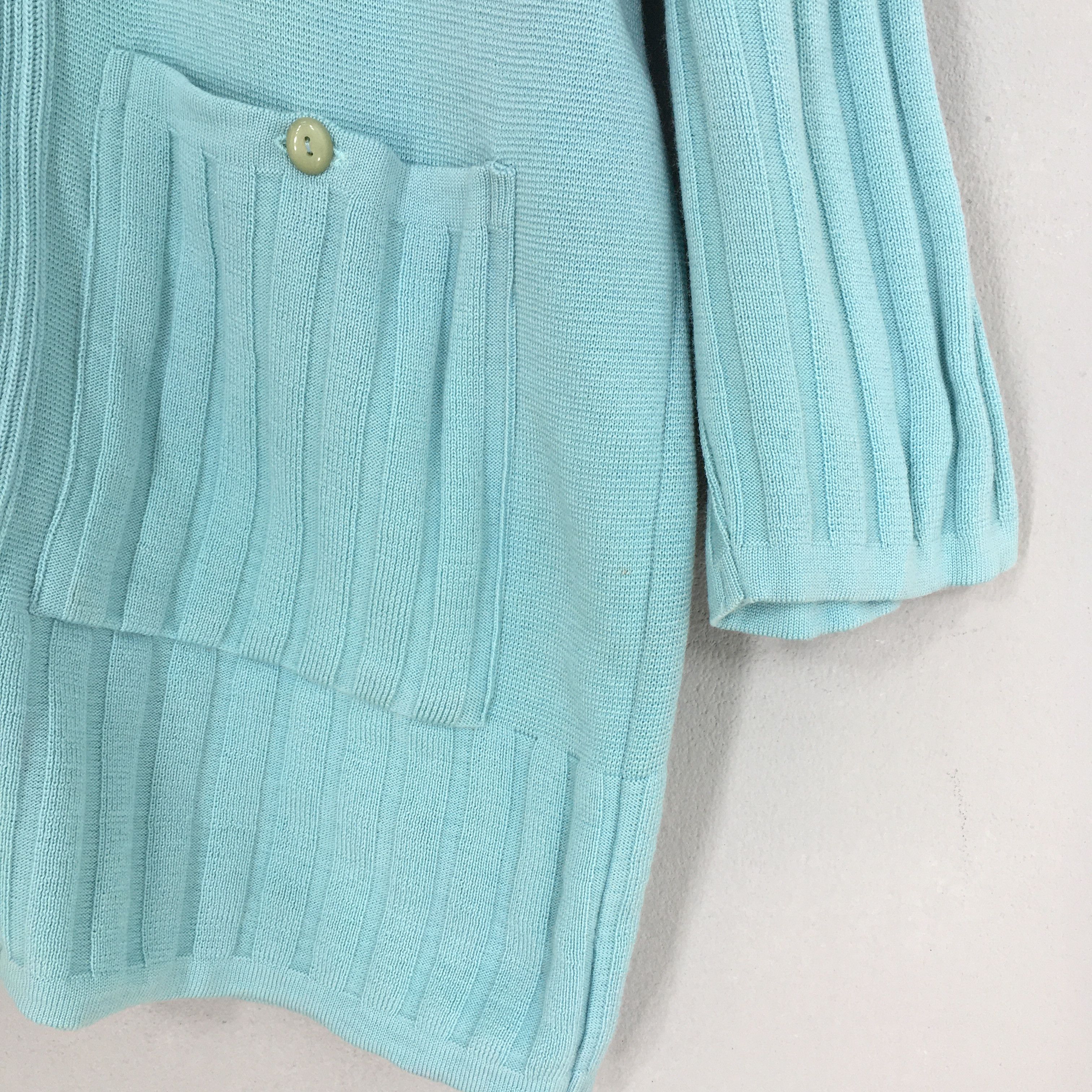Courreges Vintage 90's Courreges Paris Wool Cardigans Women Large Size L / US 10 / IT 46 - 3 Thumbnail