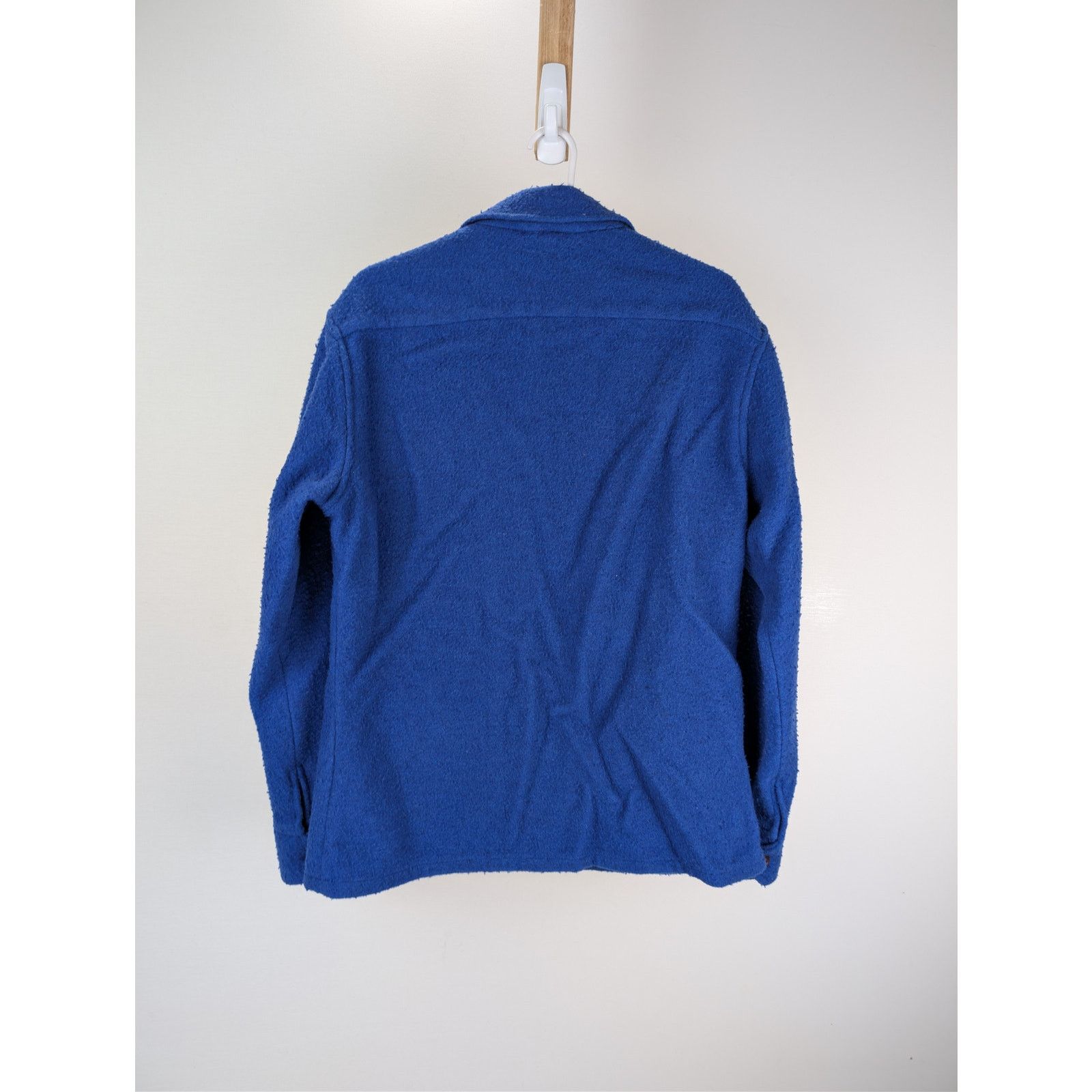 Percival o1rshd1 CC20 Casentino Wool Blanket Overshirt in Blue Size US L / EU 52-54 / 3 - 9 Thumbnail