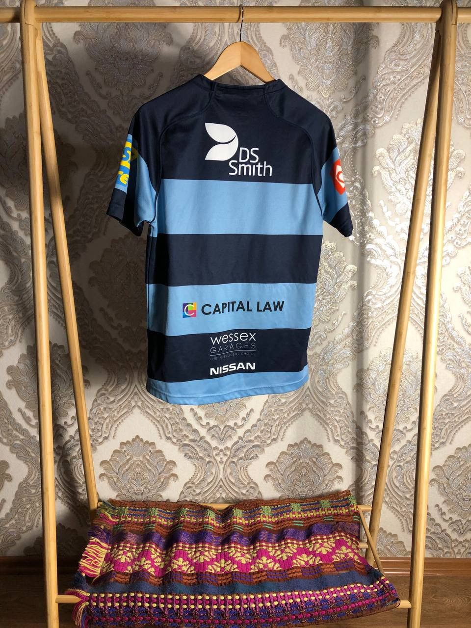 Canterbury of New Zealand VINTAGE CANTERBURY CARDIFF BLUES ENGLAND RUGBY JERSEY RETRO Size US M / EU 48-50 / 2 - 7 Thumbnail