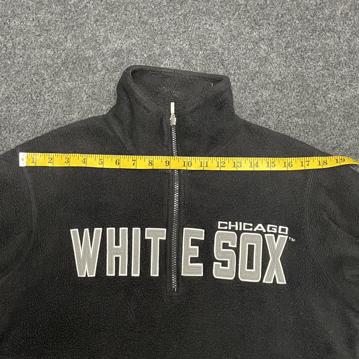 Vintage Vintage Chicago White Sox 1/4 Zip Fleece Pullover Size US XL / EU 56 / 4 - 14 Thumbnail