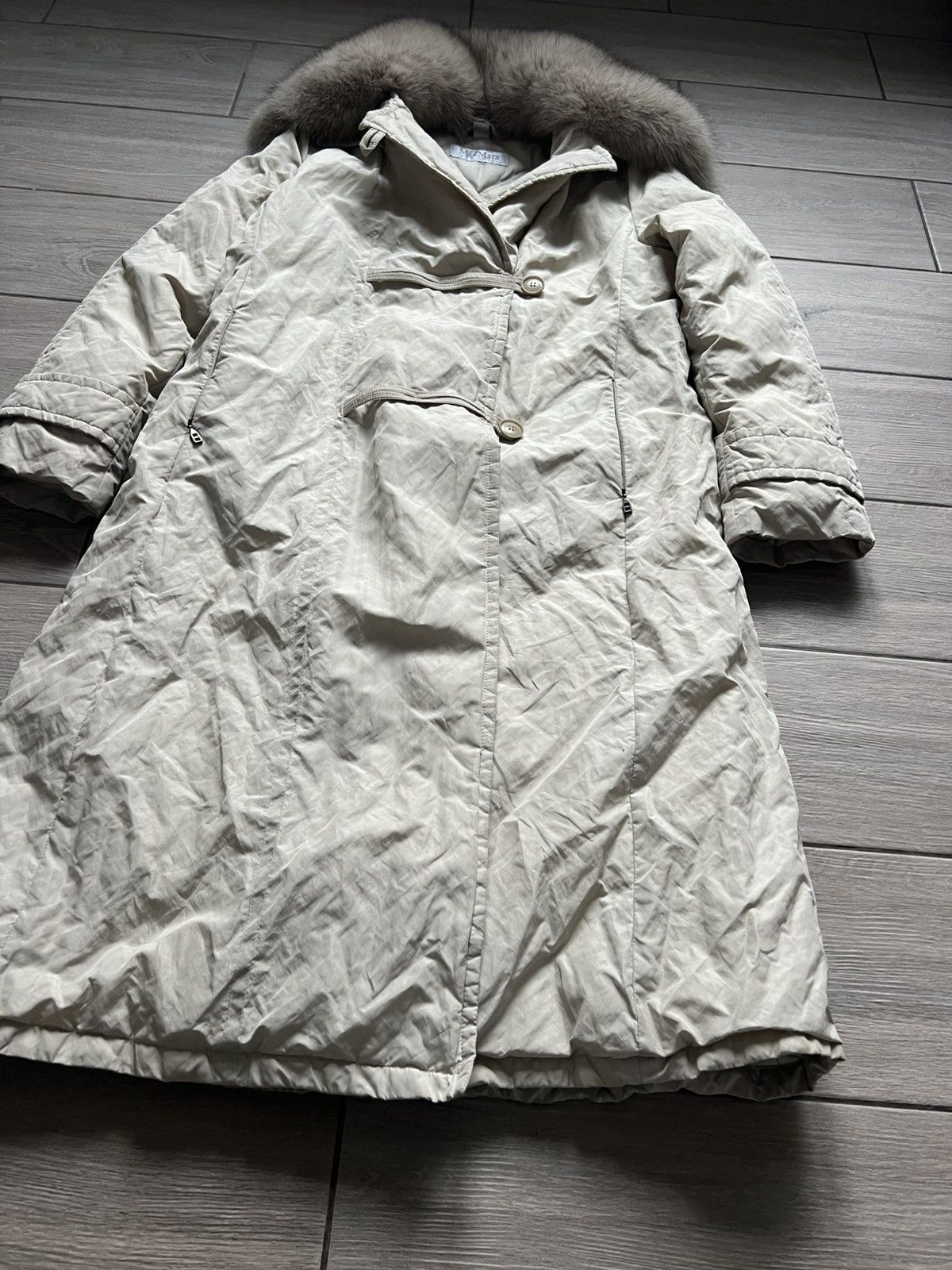 Max Mara Max Mara Vintage Coat 42/500 Very Rare Fox Fur Goose Down Size M / US 6-8 / IT 42-44 - 15 Thumbnail