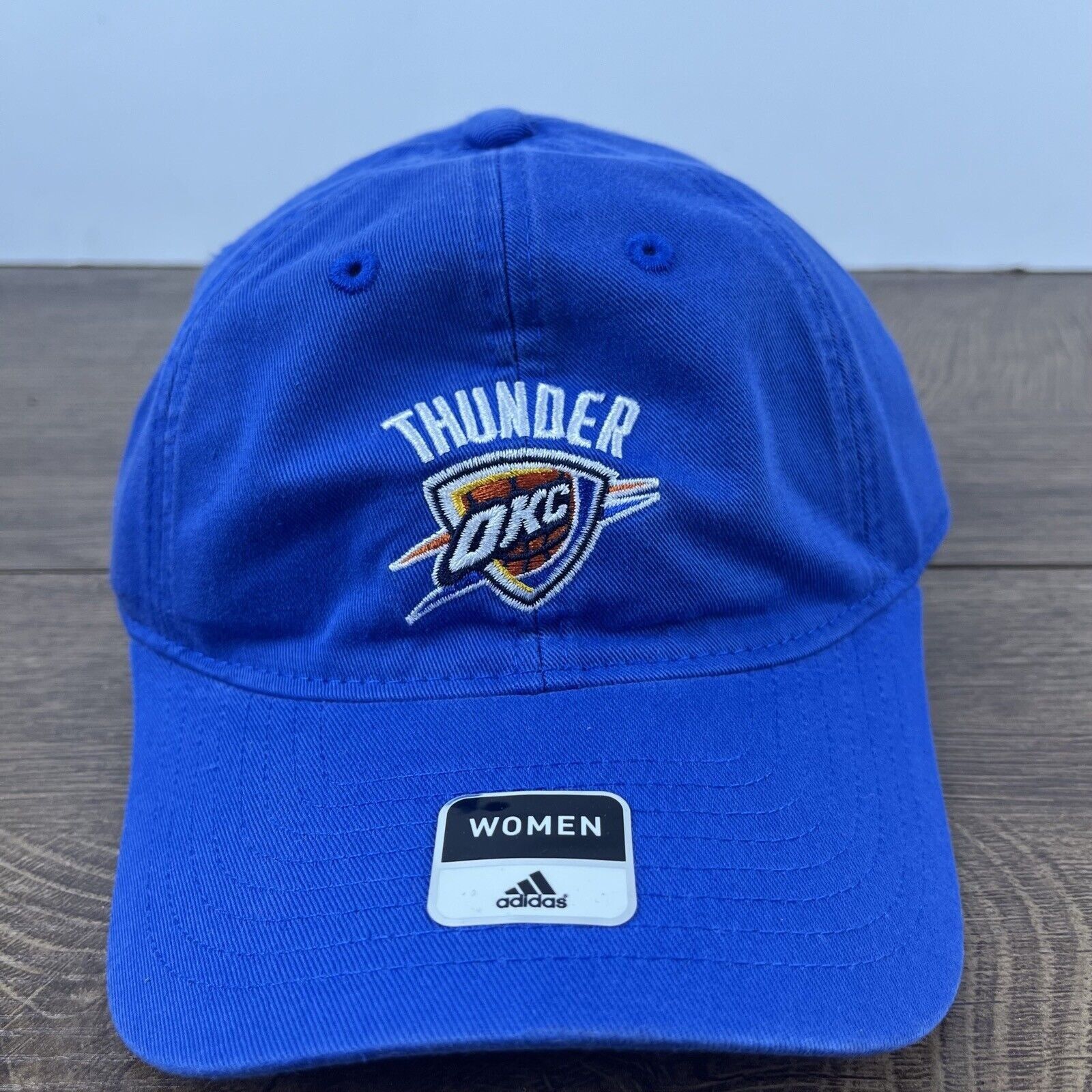 Adidas Oklahoma City Thunder Hat Adidas Womens Blue Cap Adjustable Size ONE SIZE - 1 Thumbnail