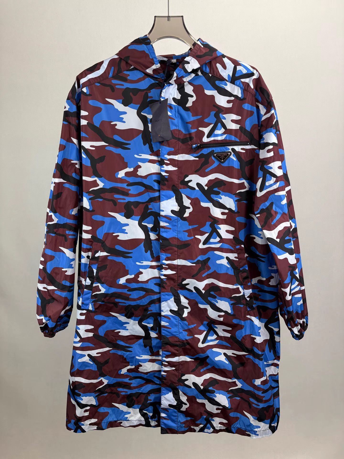 Prada Multi Camouflage Long Sleeve Light Jacket Size US M / EU 48-50 / 2 - 1 Thumbnail