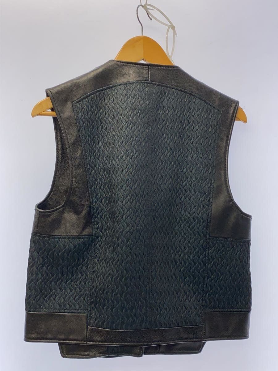Helmut Lang Asymmetrical Leather Rider Vest Size S / US 4 / IT 40 - 2 Thumbnail
