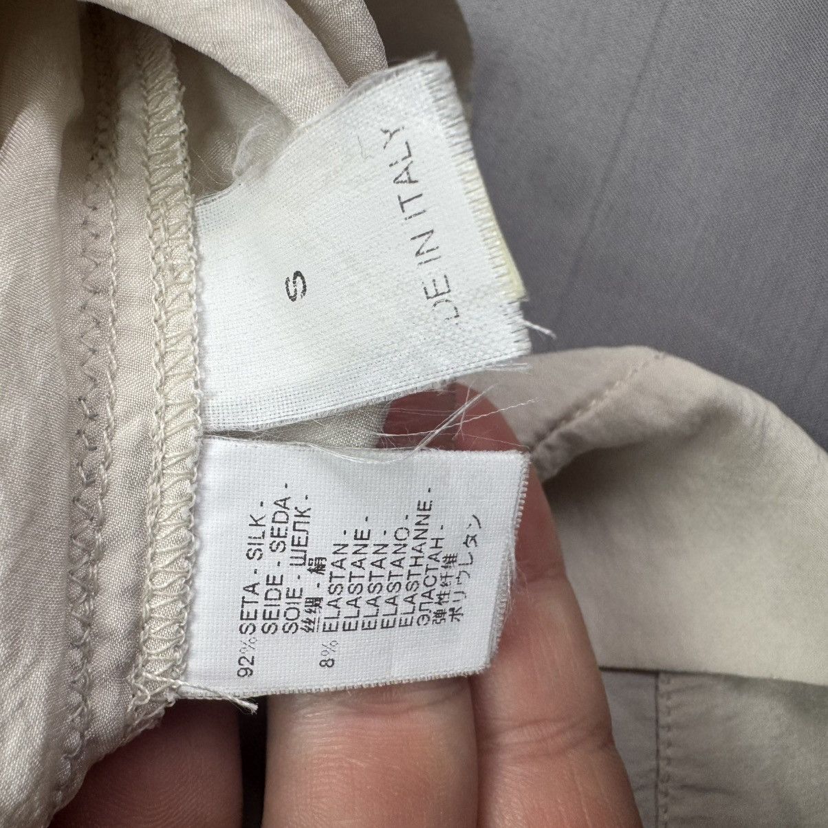 Brunello Cucinelli Brunello Cucinelli Fringe Tank Top Shirt Cream Made In Italy Size S / US 4 / IT 40 - 12 Thumbnail
