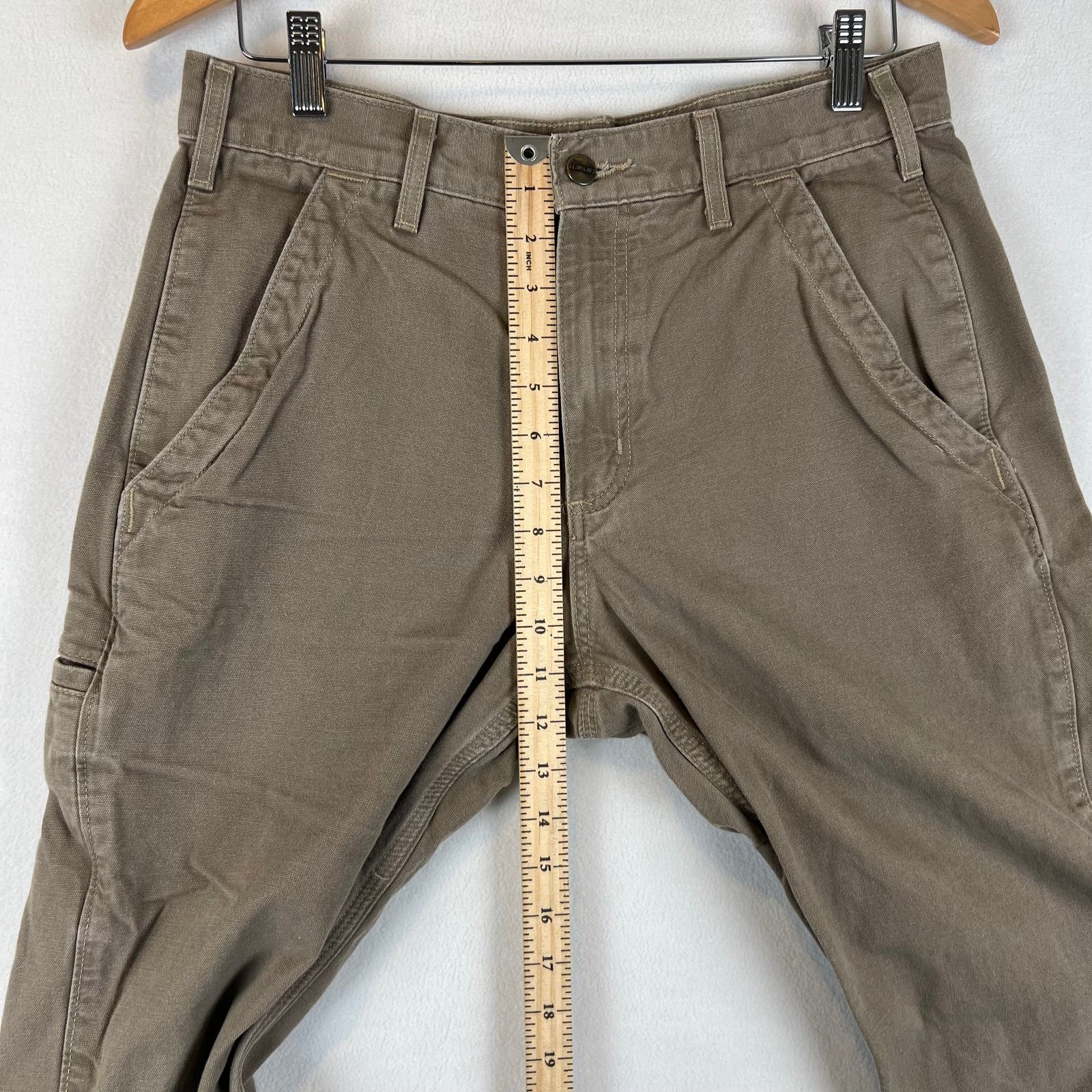 Carhartt Carhartt Pants Mens 31x32 Tan Relaxed Straight Leg Carpenter Size US 31 - 7 Thumbnail
