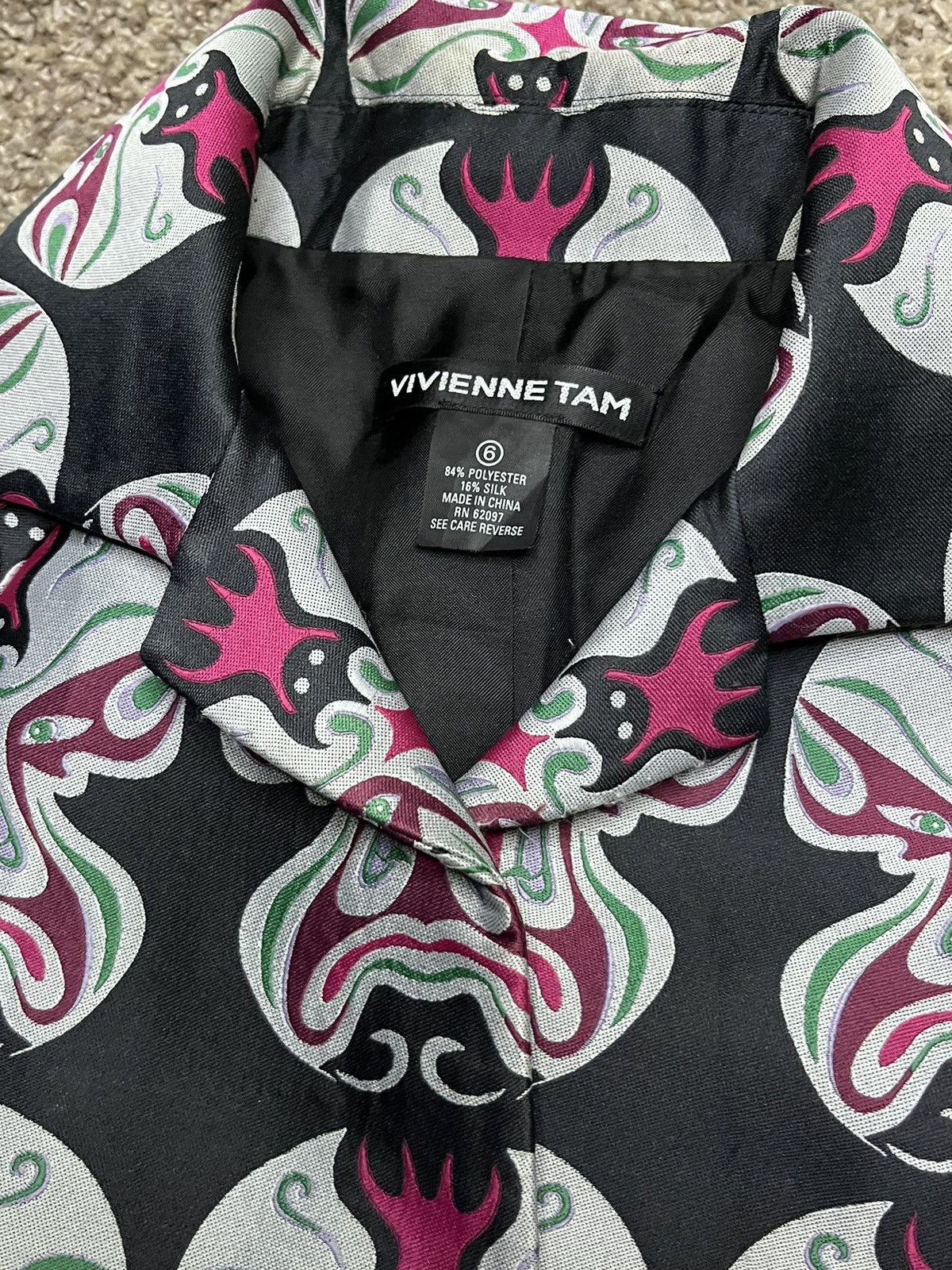 Rare Vivienne Tam - Pecking Opera - Vintage Coat