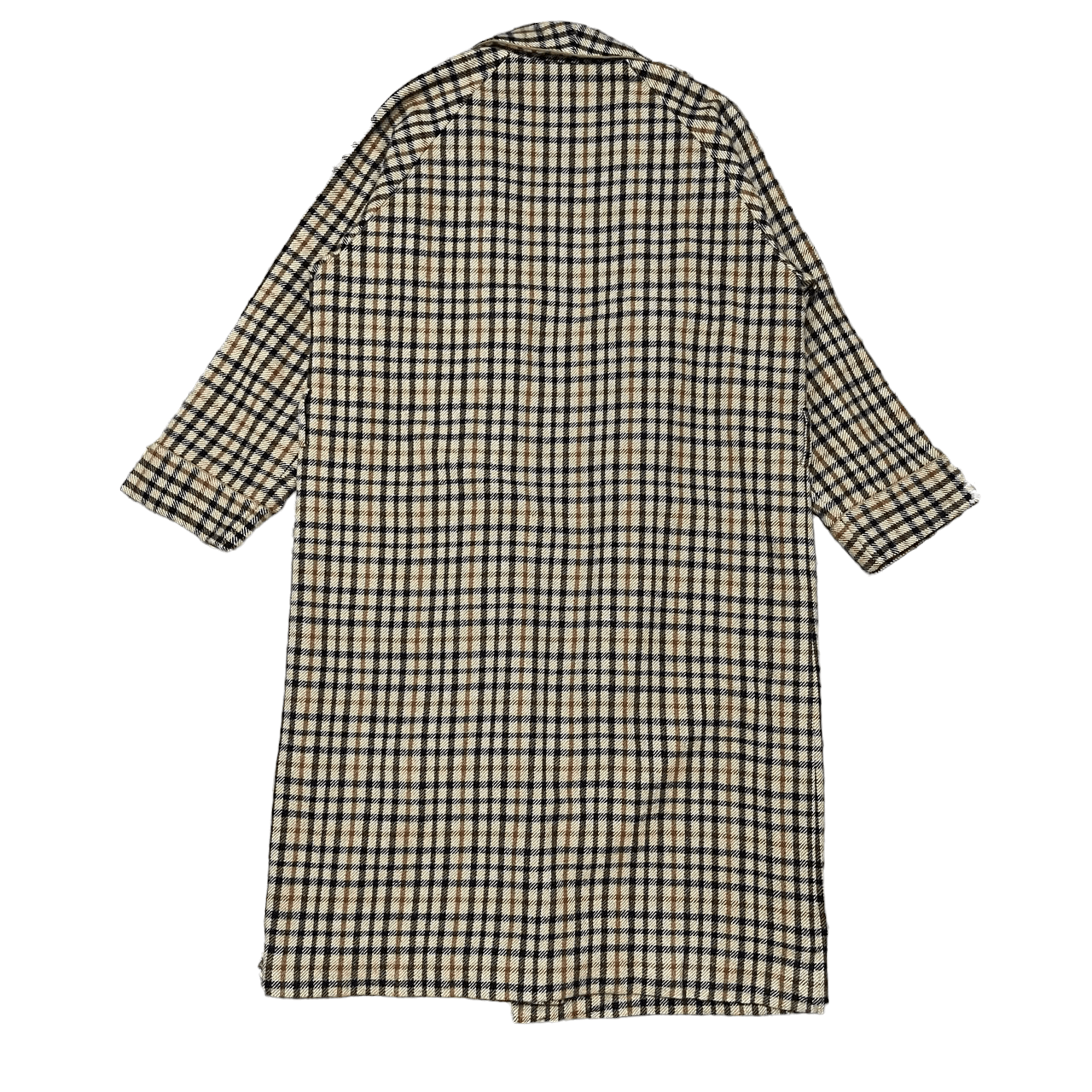 DAKS Vintage Daks London Checkered Wool Bathrobe Size US L / EU 52-54 / 3 - 13 Thumbnail