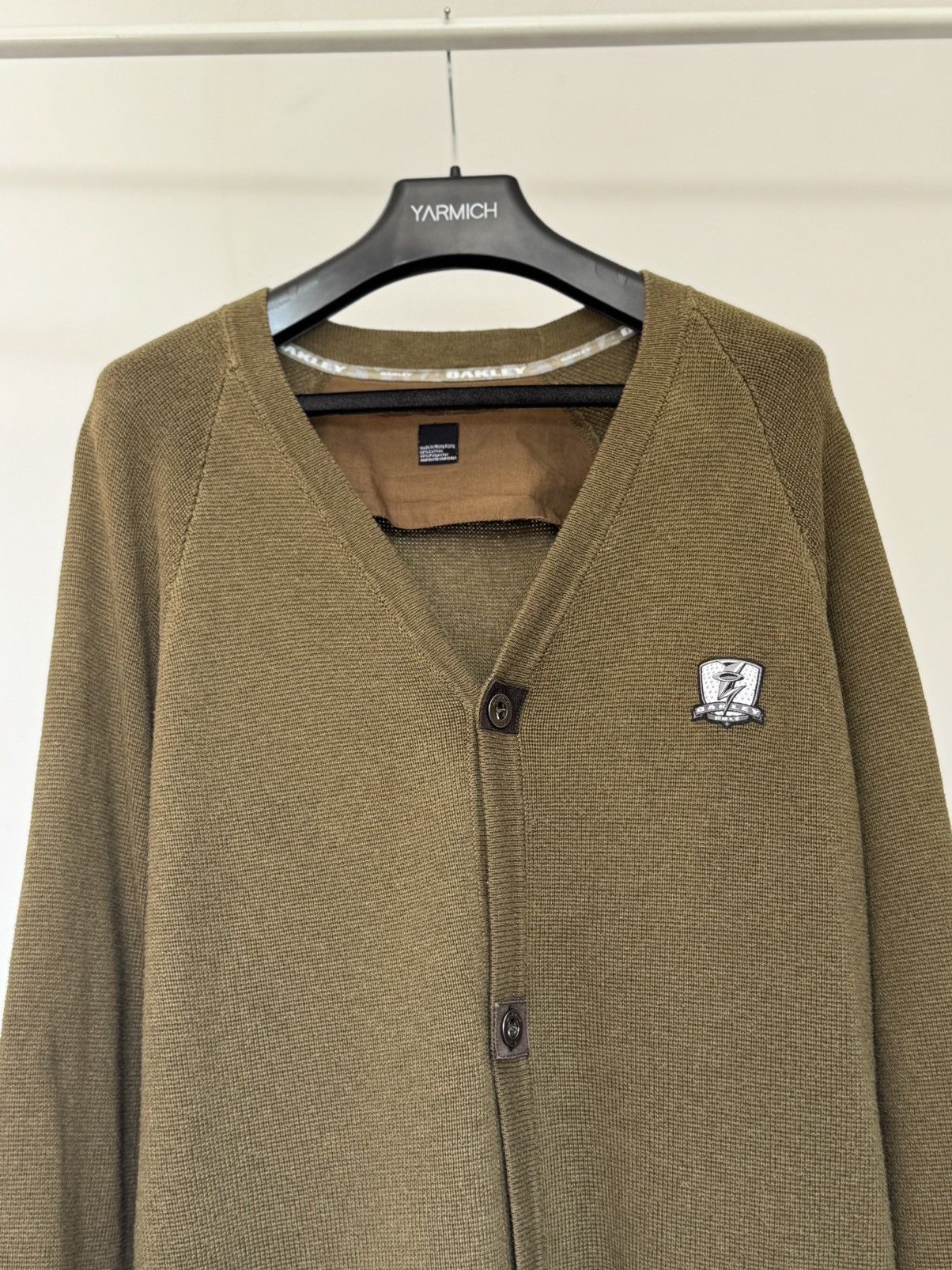 Oakley Oakley Buttoned Cardigan Sweater Olive Color Size US XL / EU 56 / 4 - 2 Thumbnail