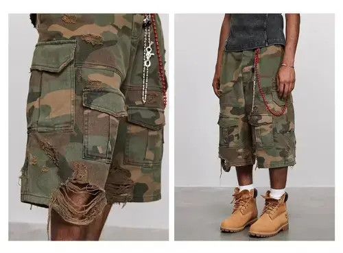 Other Chihiro x Hoshi Camouflage Ripped Shorts Size US 31 - 8 Thumbnail