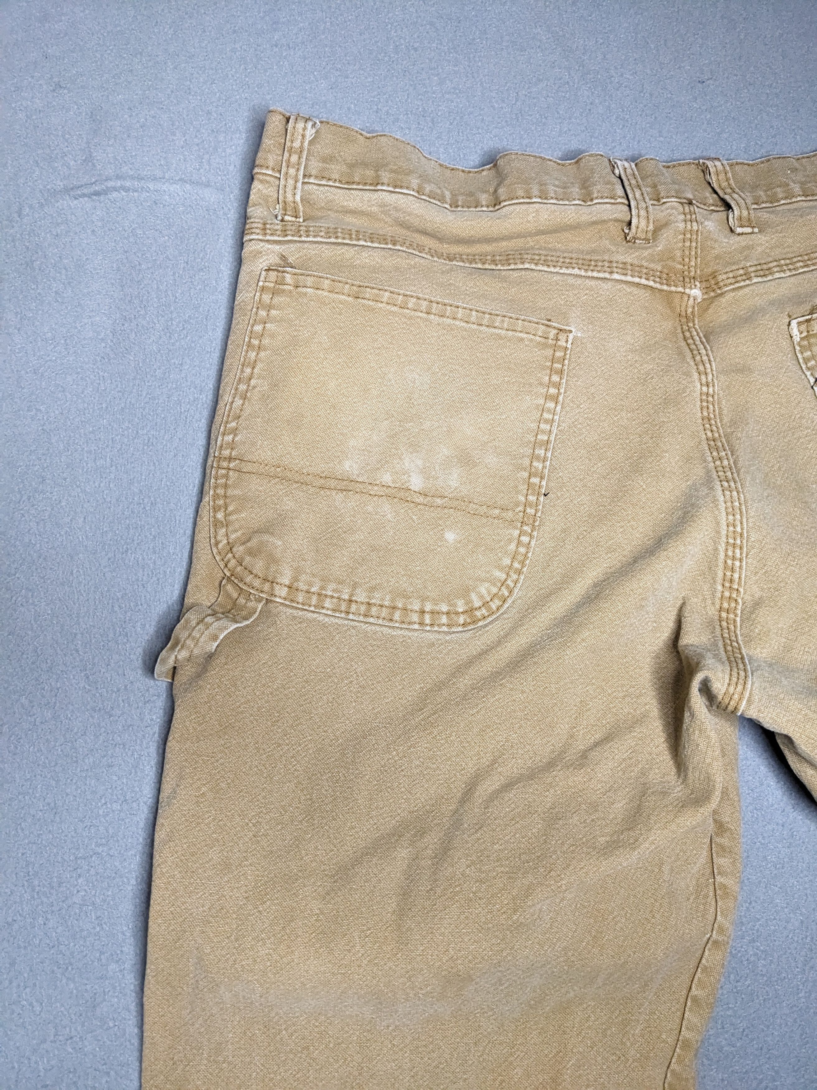Dickies Dickies Carpenter Pants 38x30 Canvas Beige Distressed Faded Size US 38 / EU 54 - 7 Thumbnail