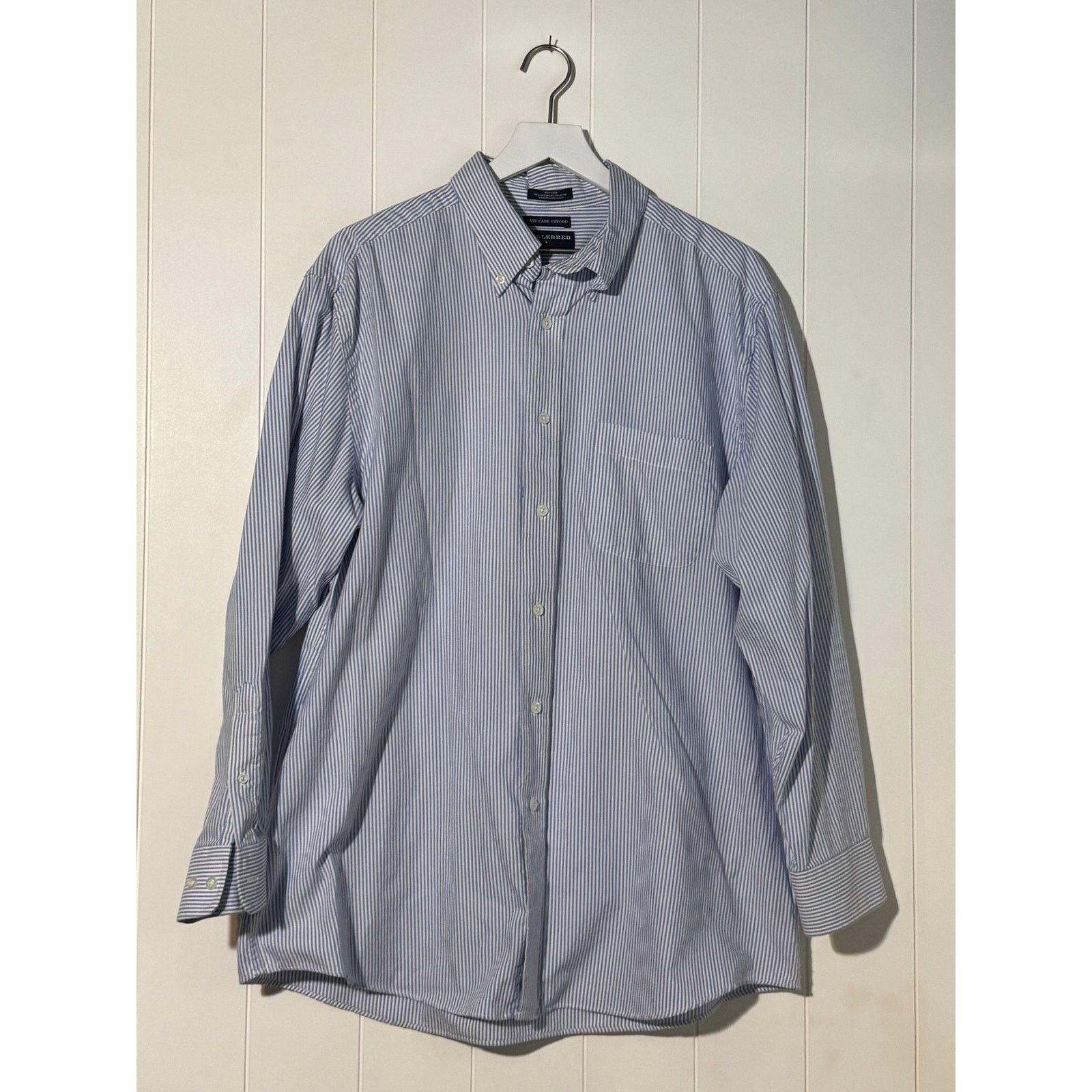 Saddlebred Saddlebred Easy Care Mens Shirt Button Down Size 17 34/35 Size US XL / EU 56 / 4 - 1 Thumbnail