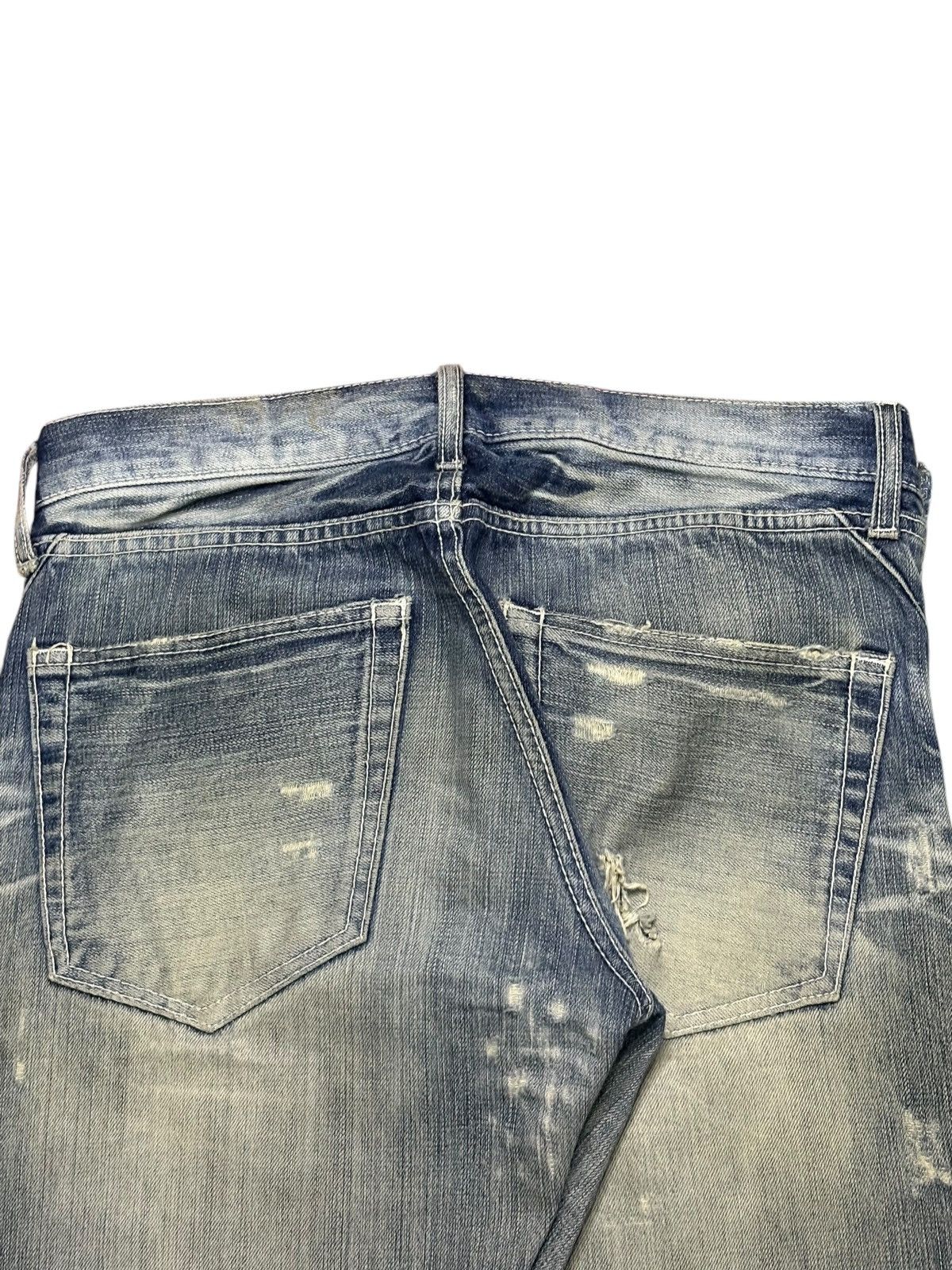 semanticdesign Vintage Semantic Design Patchwork Mud Wash Baggy Jeans Size US 32 / EU 48 - 10 Thumbnail
