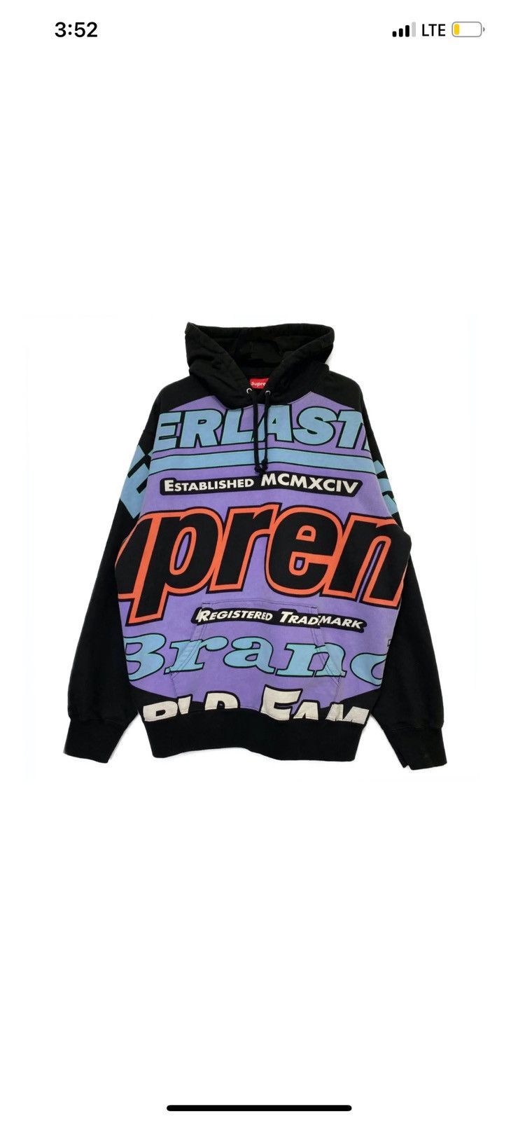 Supreme everlasting hoodie cheapest