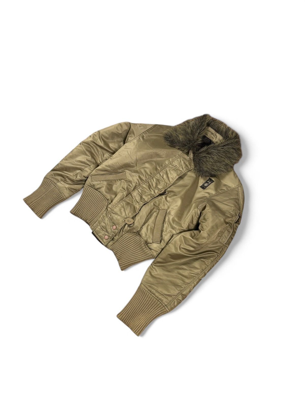 Vintage Vintage Cropped Bomber jacket Size S / US 4 / IT 40 - 4 Thumbnail