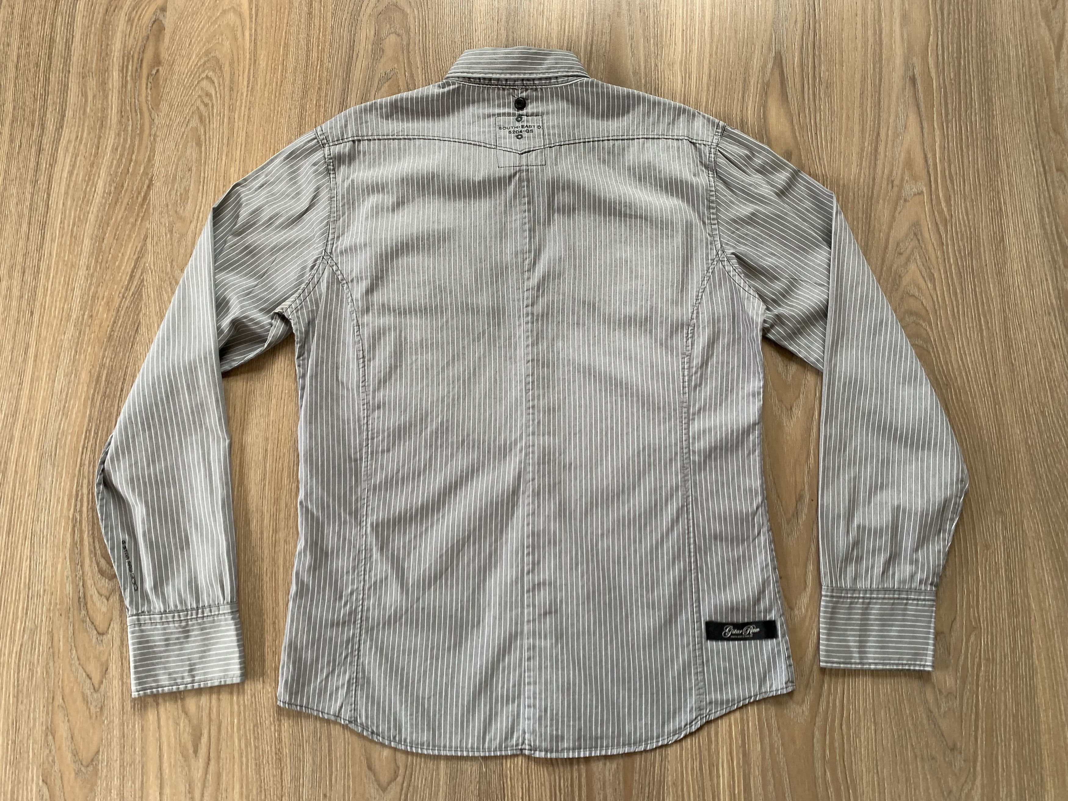 G-Star × Vintage Vintage G-Star Raw Prime Concept Stripe Shirt Size US L / EU 52-54 / 3 - 3 Thumbnail