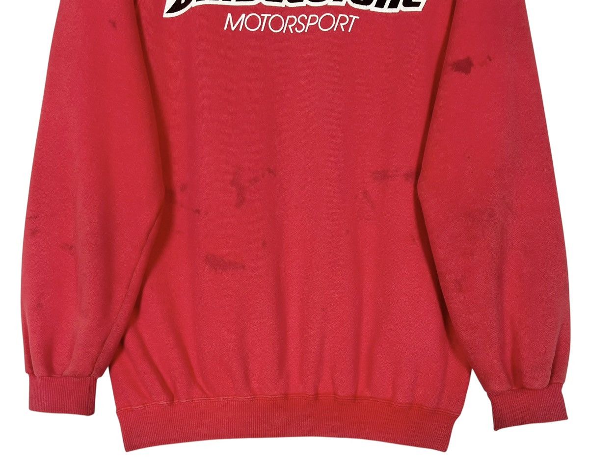 Gear for Sports 80s Vintage Distressed Bridgestone Motorsport Sweatshirt Size US M / EU 48-50 / 2 - 6 Thumbnail