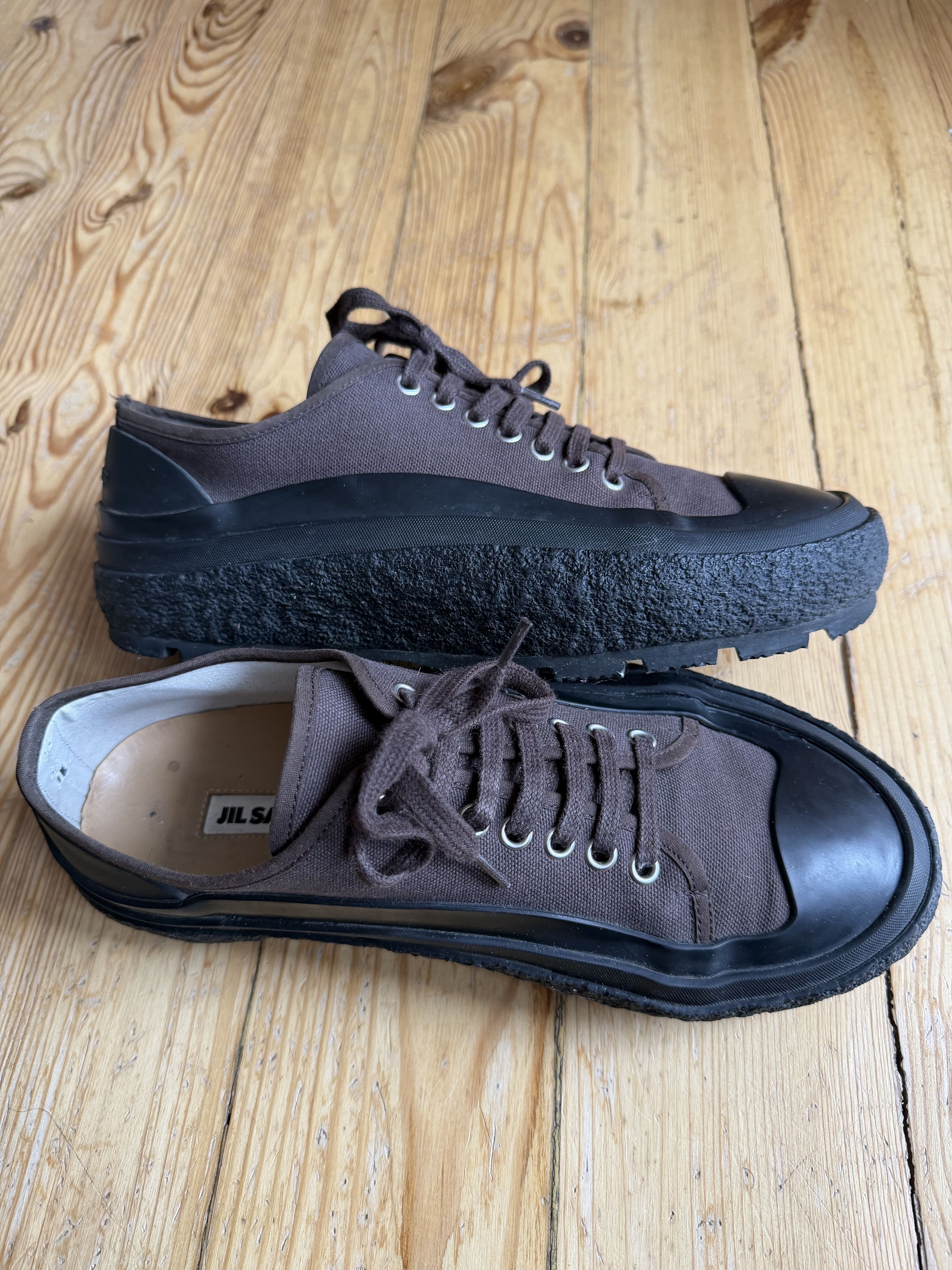 Jil Sander Jil Sander low-top canvas sneaker Size US 8 / EU 41 - 8 Thumbnail