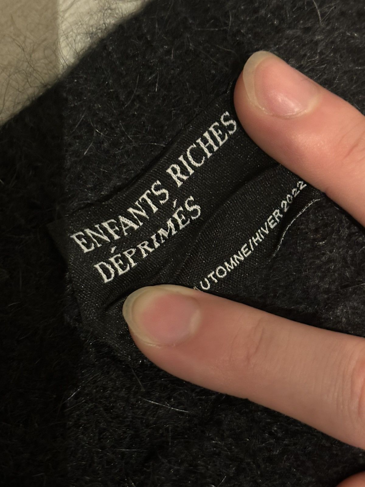 Enfants Riches Deprimes enfants riches deprimes 22fw mohair cross sweaters Size US L / EU 52-54 / 3 - 3 Thumbnail