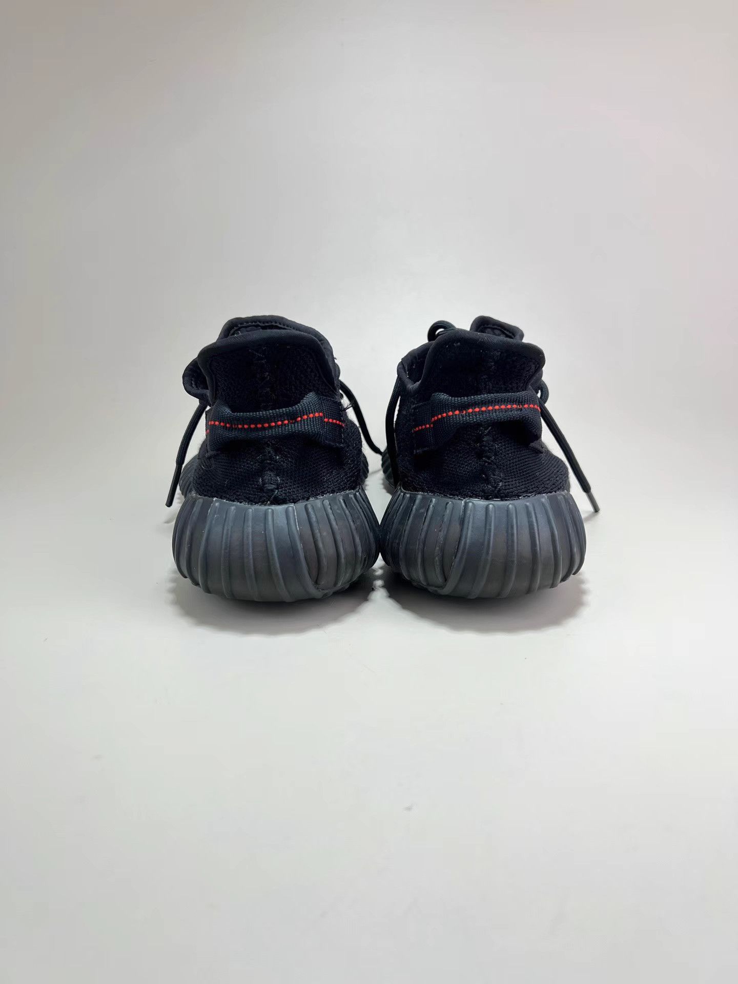 Yeezy YEEZY 350 V2 Black Red Sneakers Size US 11.5 / EU 44-45 - 3 Thumbnail
