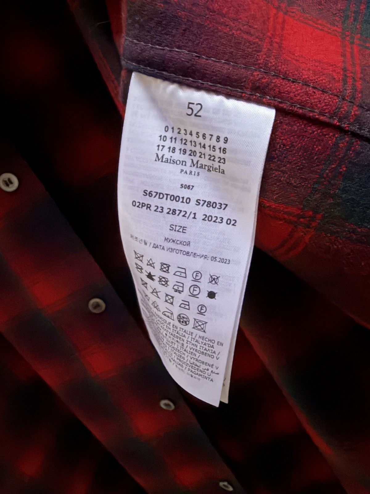 Maison Margiela Pendleton Wool Check Shirt Size US L / EU 52-54 / 3 - 4 Thumbnail