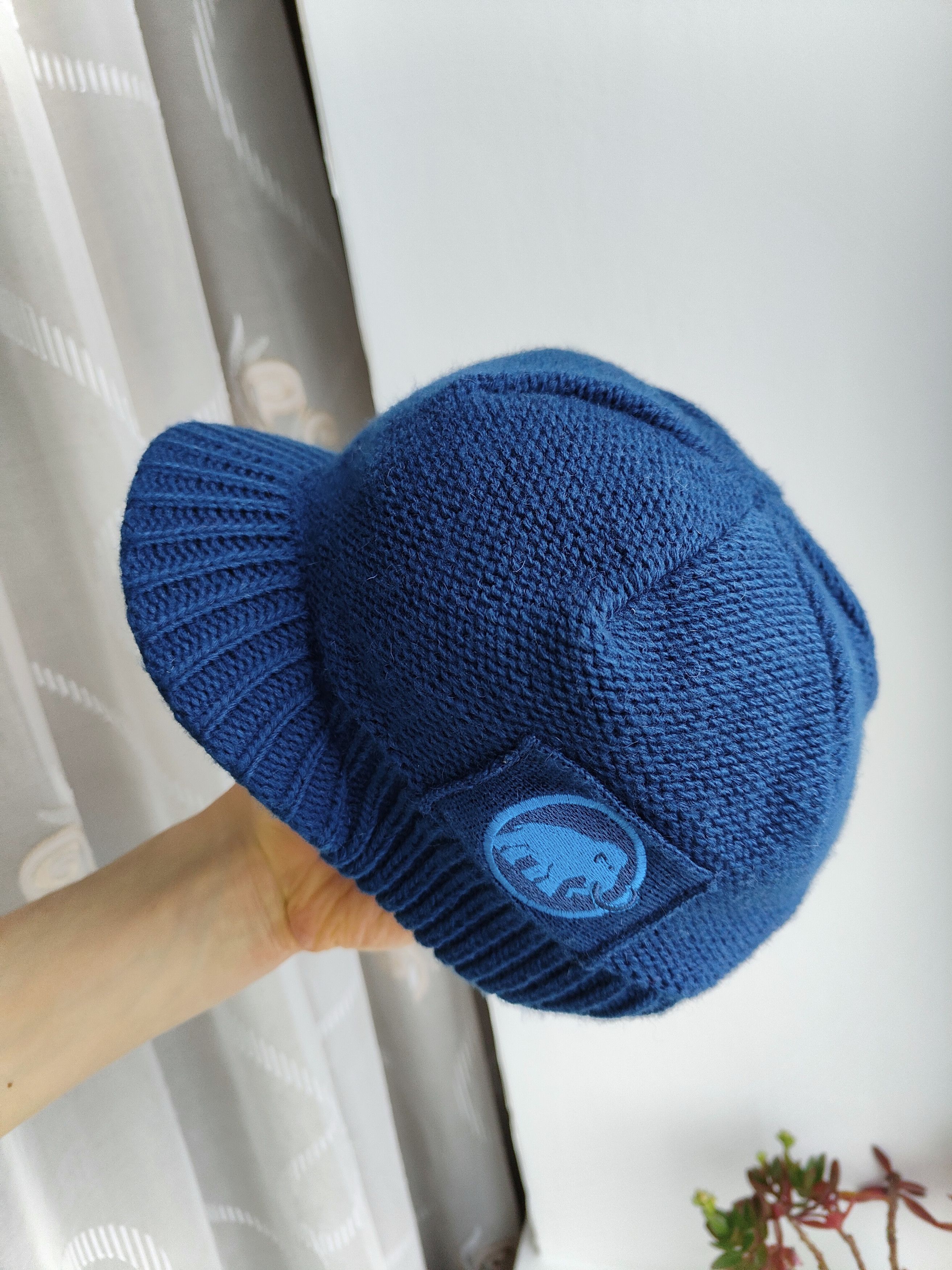 Mammut Vintage Mammut Visor Beanie Knitted Hat Jeep Cap Peaked Hat Size ONE SIZE - 7 Thumbnail