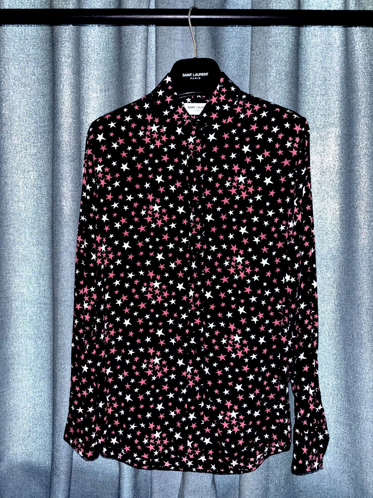 Saint Laurent Paris Saint Laurent SLP 2016 FW Star Shirt Size US M / EU 48-50 / 2 - 1 Thumbnail