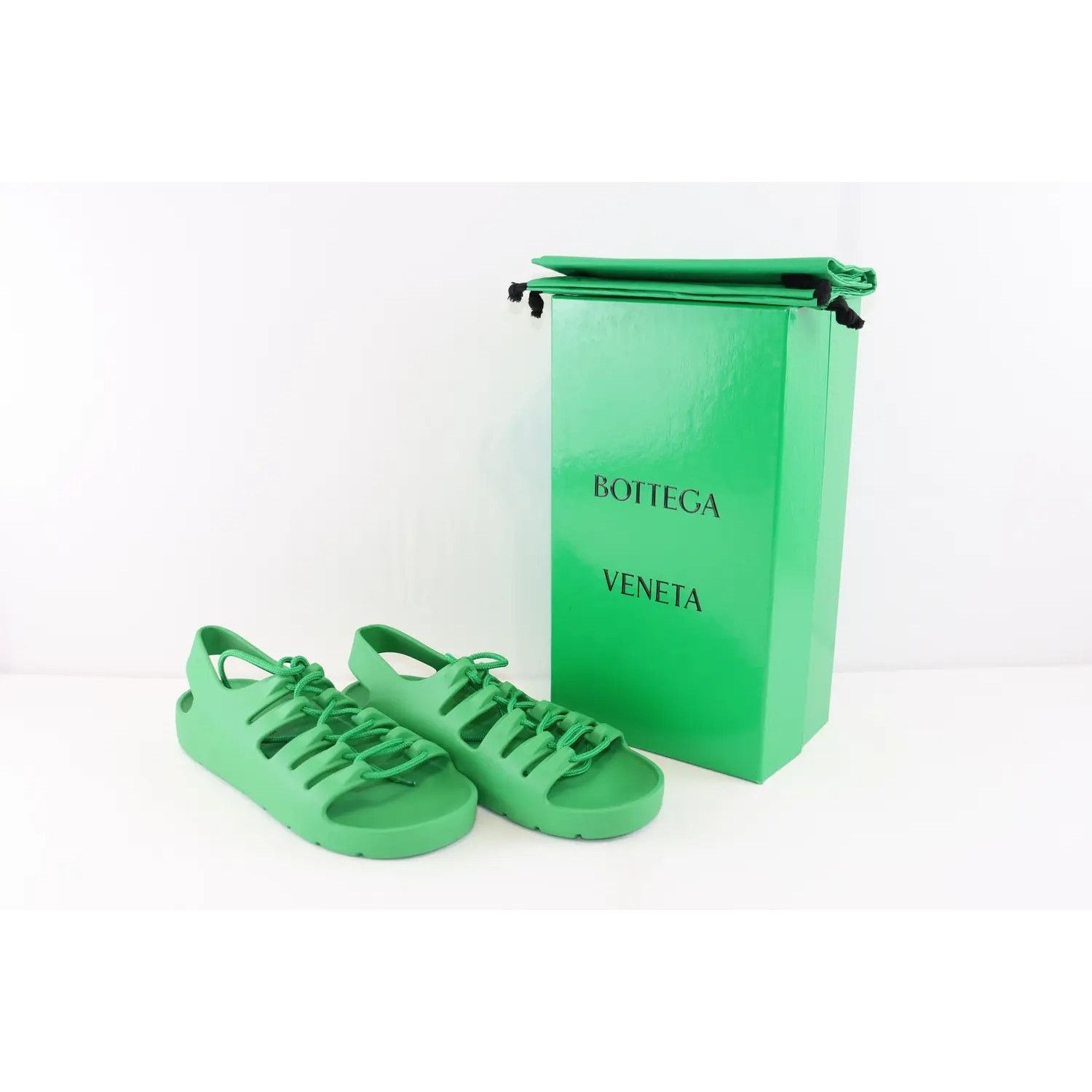 Bottega Veneta o1rshd1 Q:2 / Gel Rubber Jelly Sandal in Grass Size US 10 / EU 43 - 8 Thumbnail
