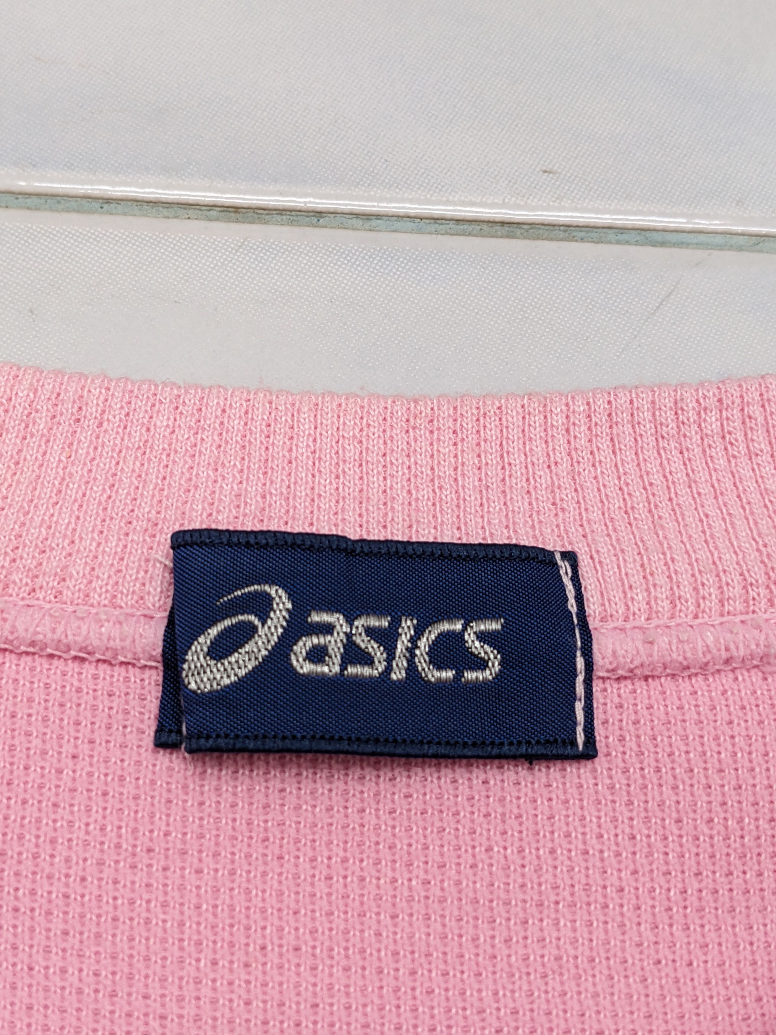 Asics Vintage Asics Classic Pink Crewneck Sweatshirt Size US M / EU 48-50 / 2 - 9 Thumbnail