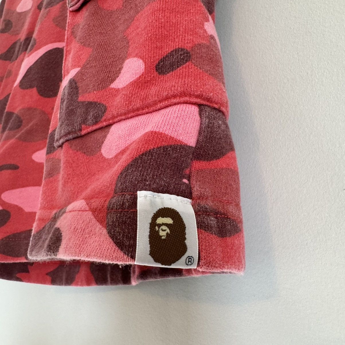 Bape OG Bape Red Camo Cargo Sweat Shorts Nerd Size US 30 / EU 46 - 6 Thumbnail