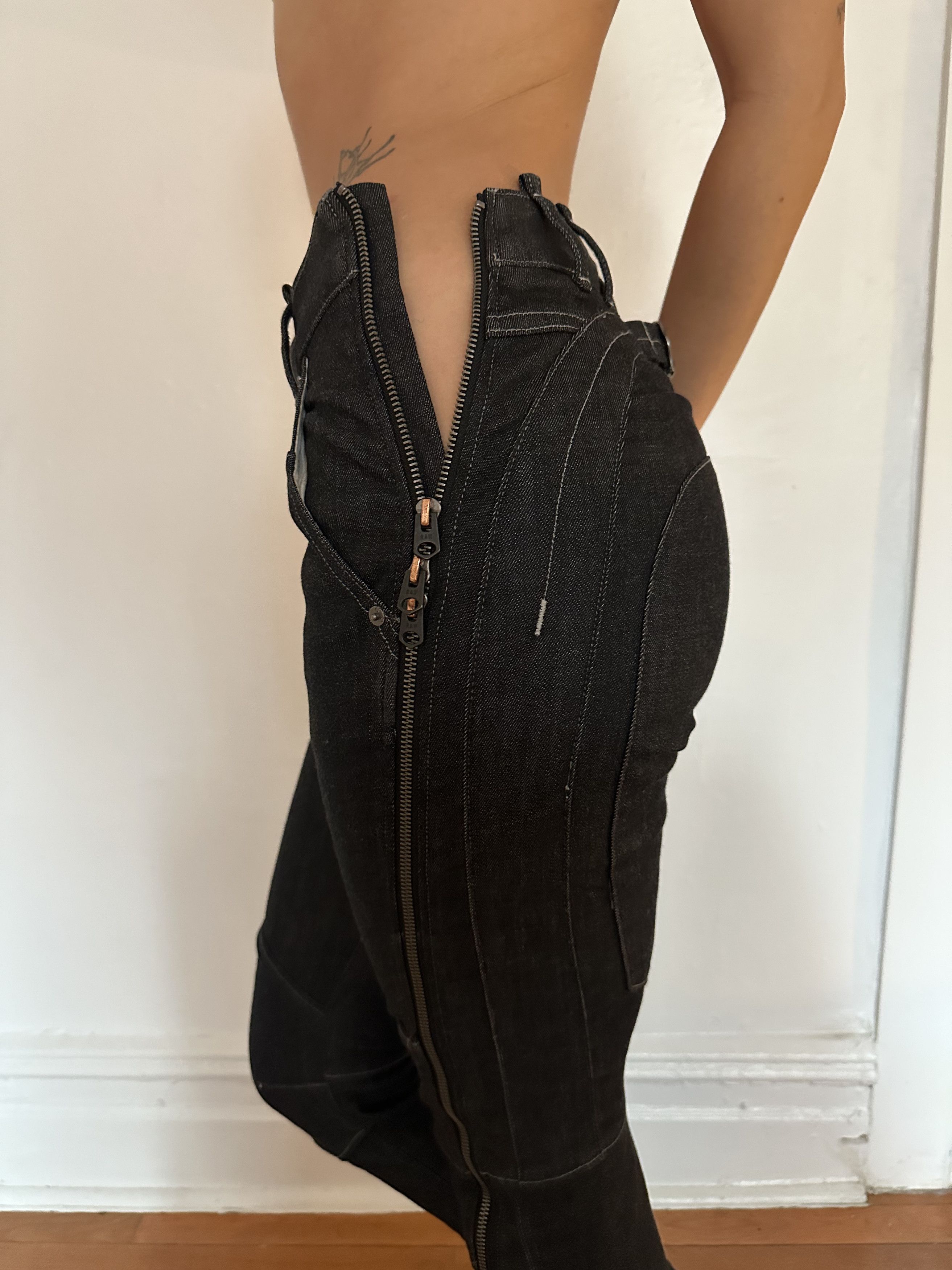 Ottolinger Ottolinger x G-Star Raw Denim Zip Pants Size 25" / US 0 / IT 36 - 6 Thumbnail