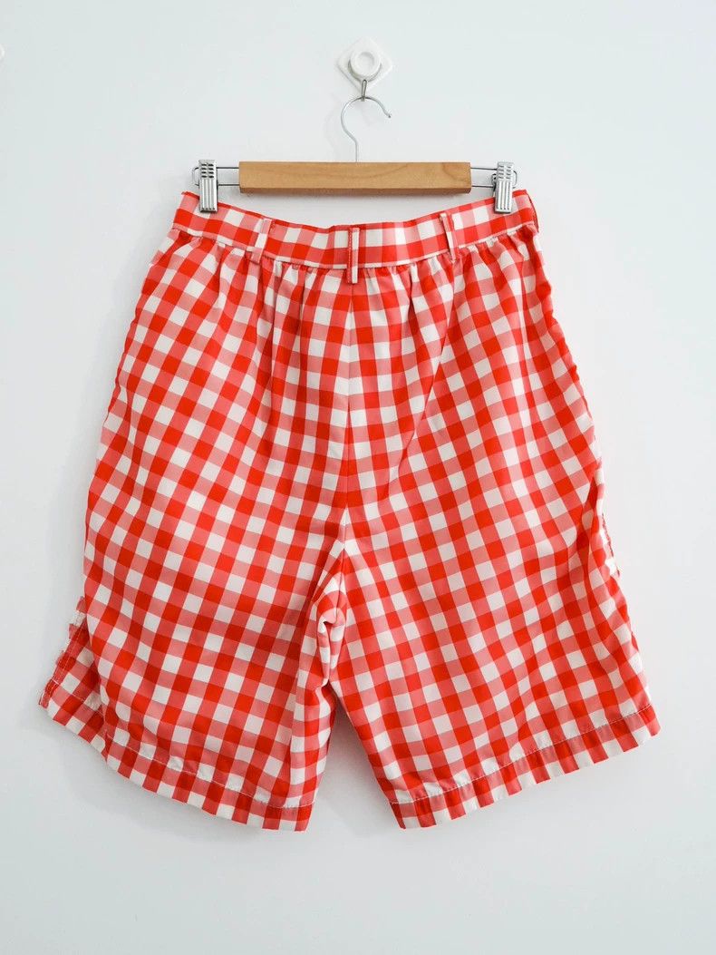 Comme des Garcons Comme Des Garcons Red checkered shorts Size 25" / US 0 / IT 36 - 2 Thumbnail