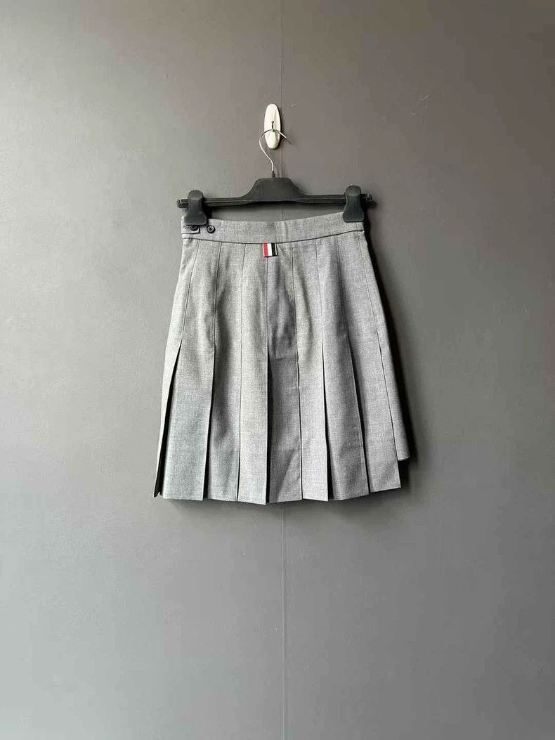 Thom Browne Thom Browne Grey pleated skirt Size 25" / US 0 / IT 36 - 2 Thumbnail