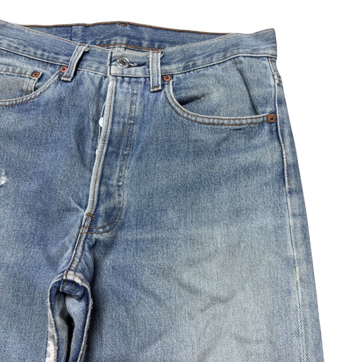Levi's Vintage 90s Levis 501 Jeans Distressed Grunge Size US 31 - 5 Thumbnail