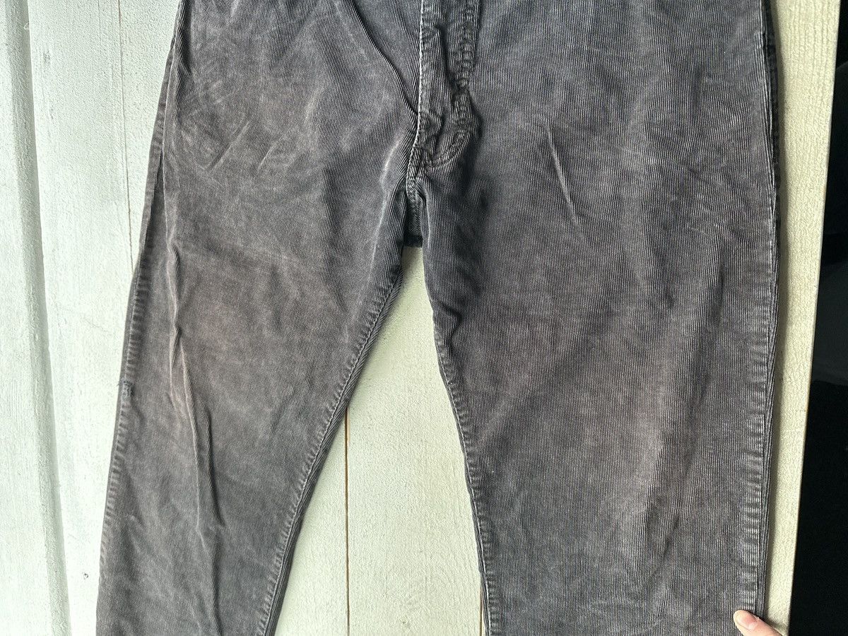 Giorgio Armani VNTG🚨90s Armani Jeans CORDUROY FADED BLACK Mens Pants Size US 32 / EU 48 - 3 Thumbnail